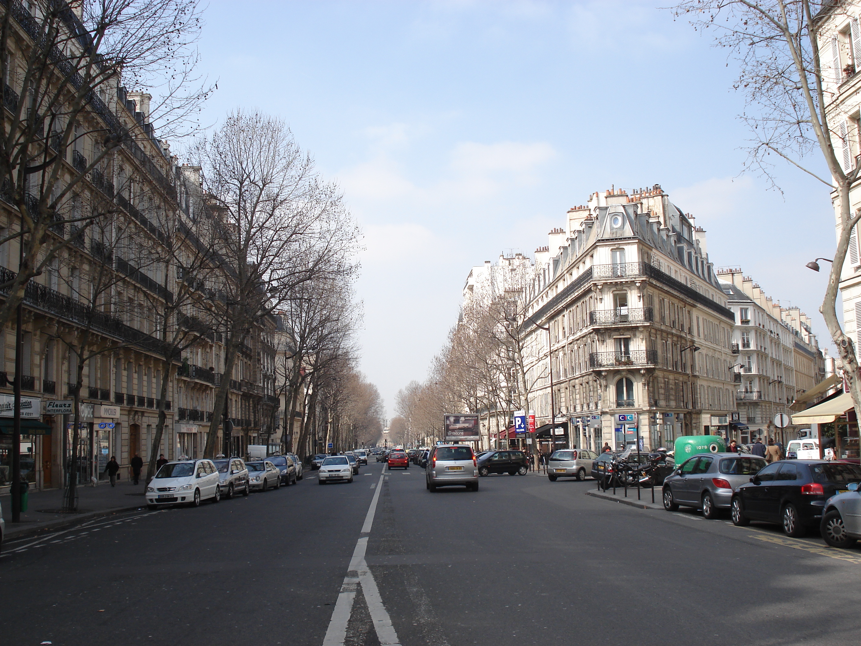 照片 法国(France) 巴黎(Paris) 第十七区(17th Arrondissement) 库尔塞勒大道(Boulevard de Courcelles) 2006-03 20