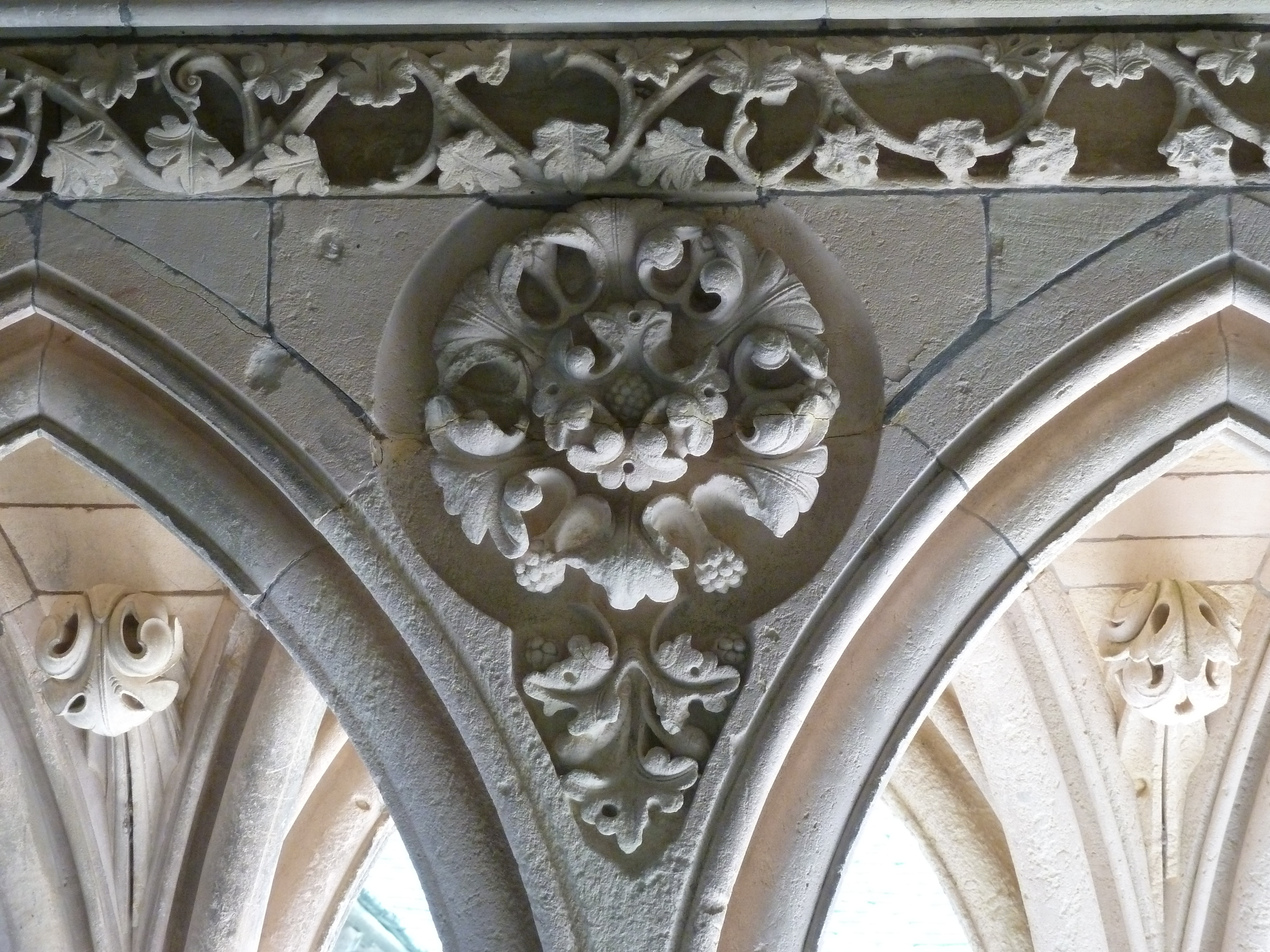 照片 法国(France) 圣米歇尔山(Mont St Michel) 圣米歇尔山修道院回廊(Mont St Michel Abbey Cloister) 2010-04 63