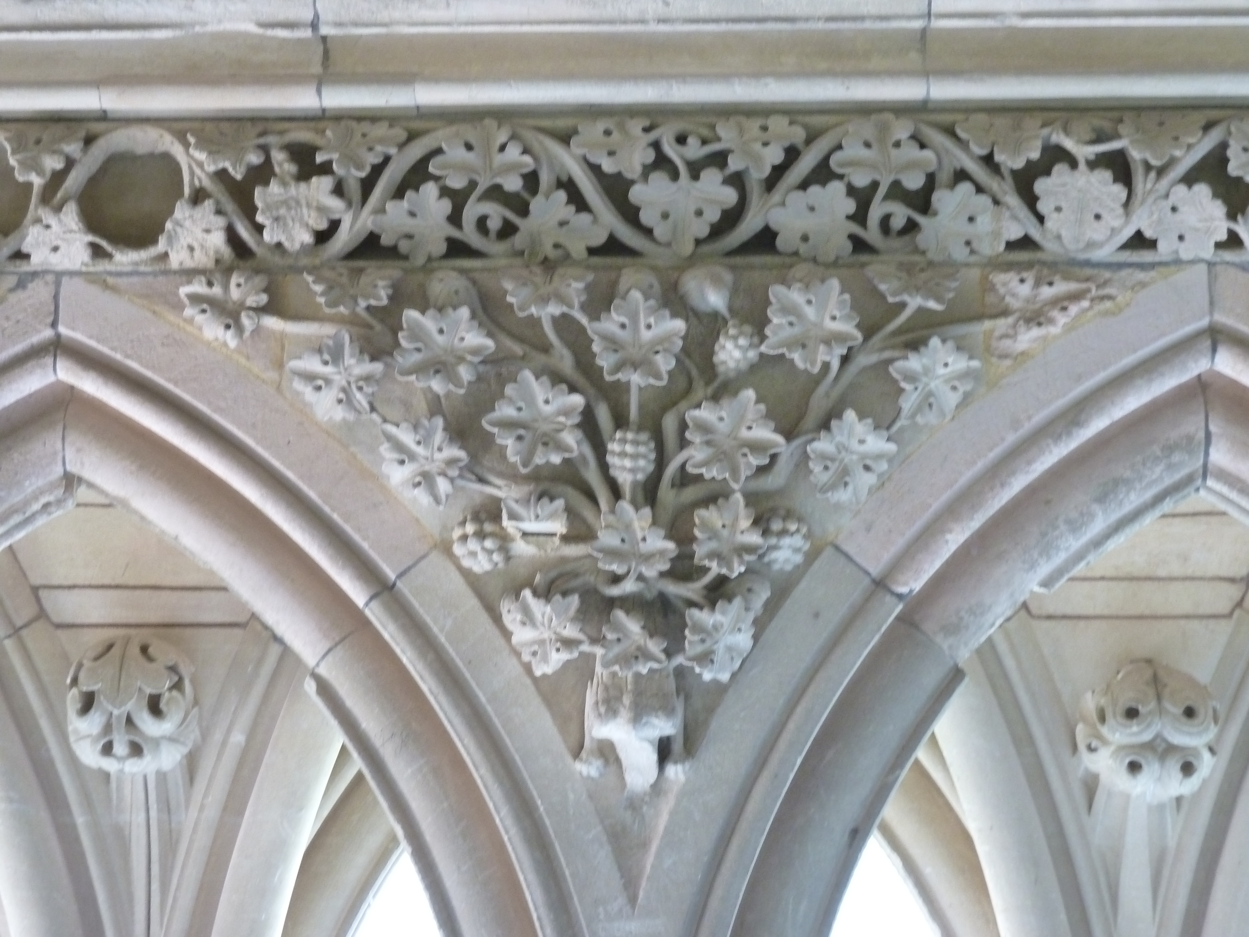 照片 法国(France) 圣米歇尔山(Mont St Michel) 圣米歇尔山修道院回廊(Mont St Michel Abbey Cloister) 2010-04 11