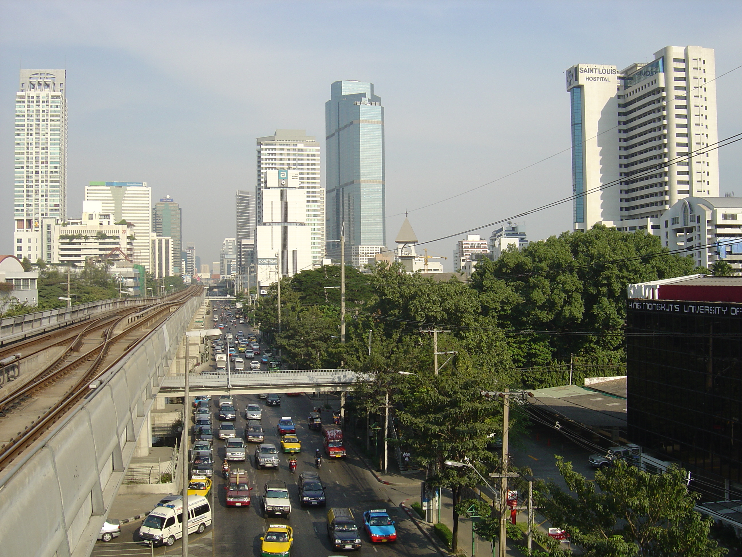 照片 泰国(Thailand) 曼谷(Bangkok) 轻轨(Sky Train) 2004-12 42