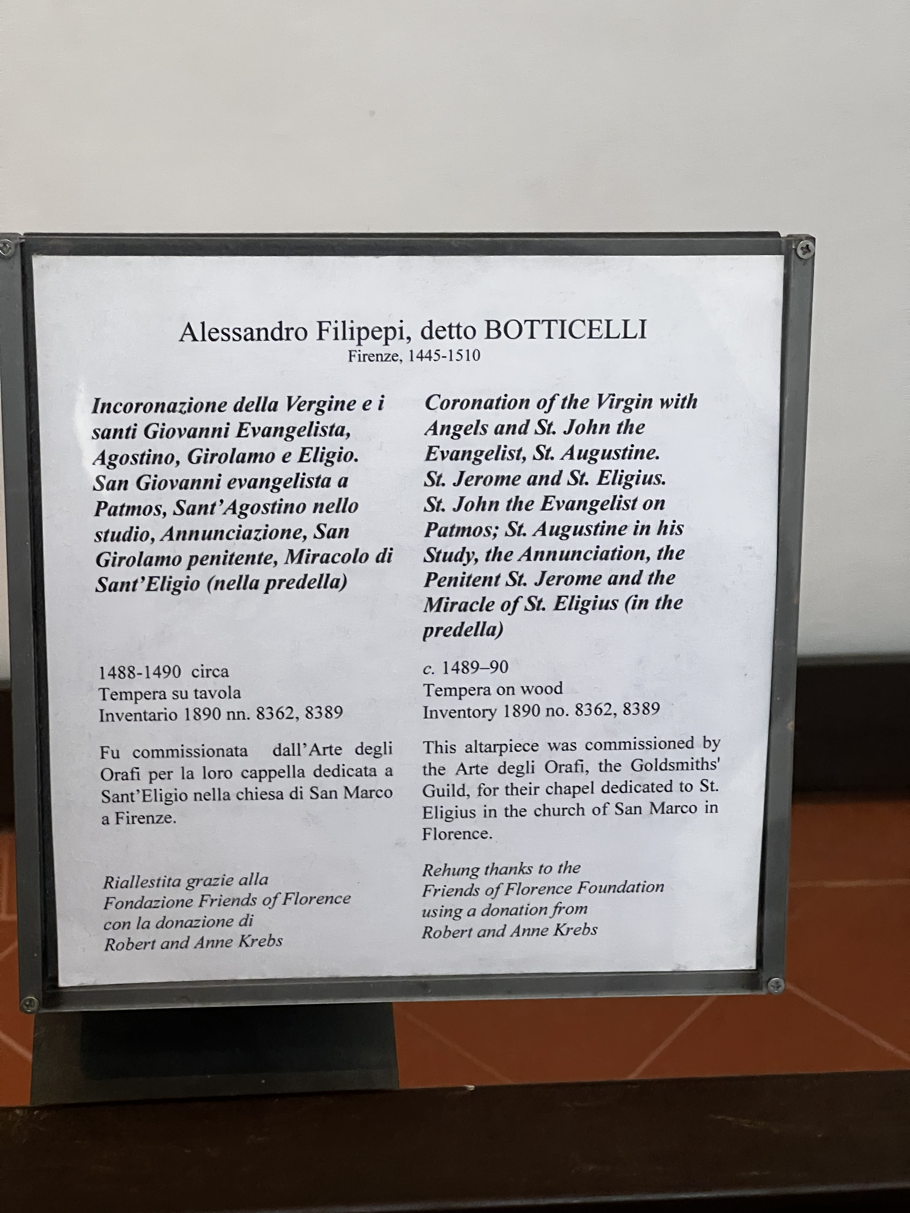 照片 意大利(Italy) 佛罗伦萨(Florence) 乌菲兹美术馆(Uffizi Museum) 2022-05 39