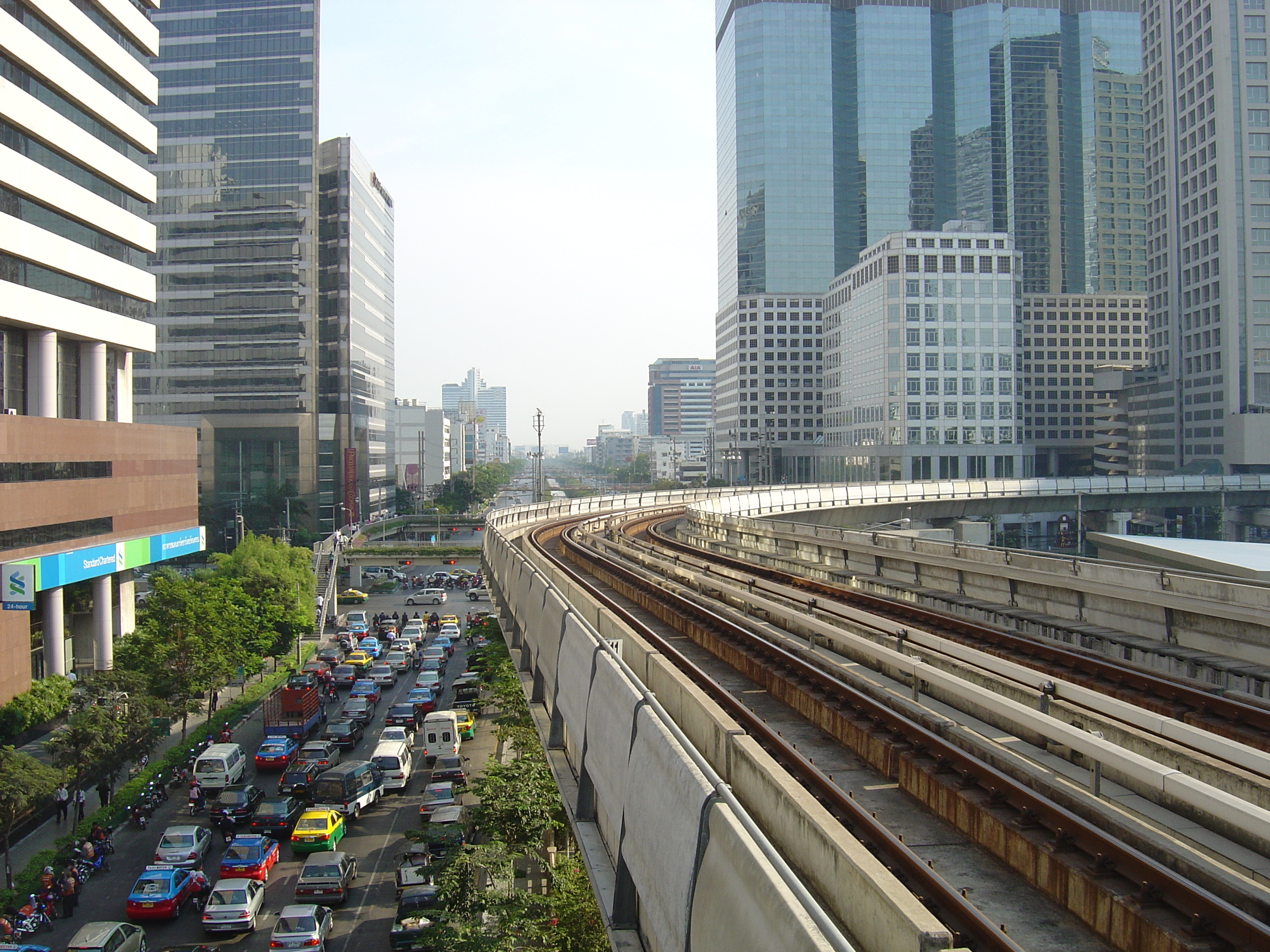 照片 泰国(Thailand) 曼谷(Bangkok) 轻轨(Sky Train) 2004-12 31
