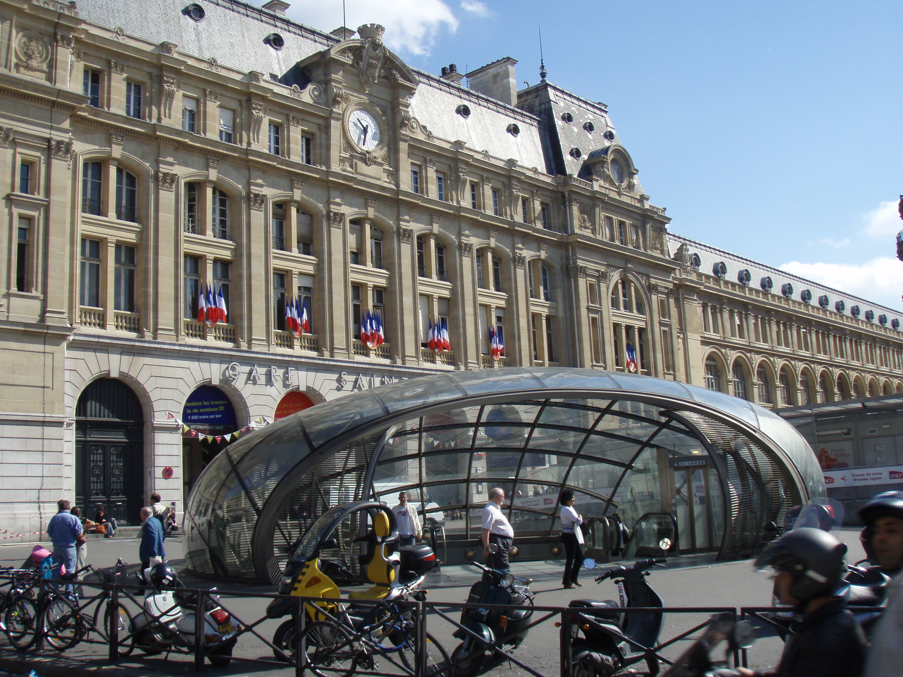 照片 法国(France) 巴黎(Paris) 圣拉扎尔火车站(Gare St Lazare) 2007-07 14