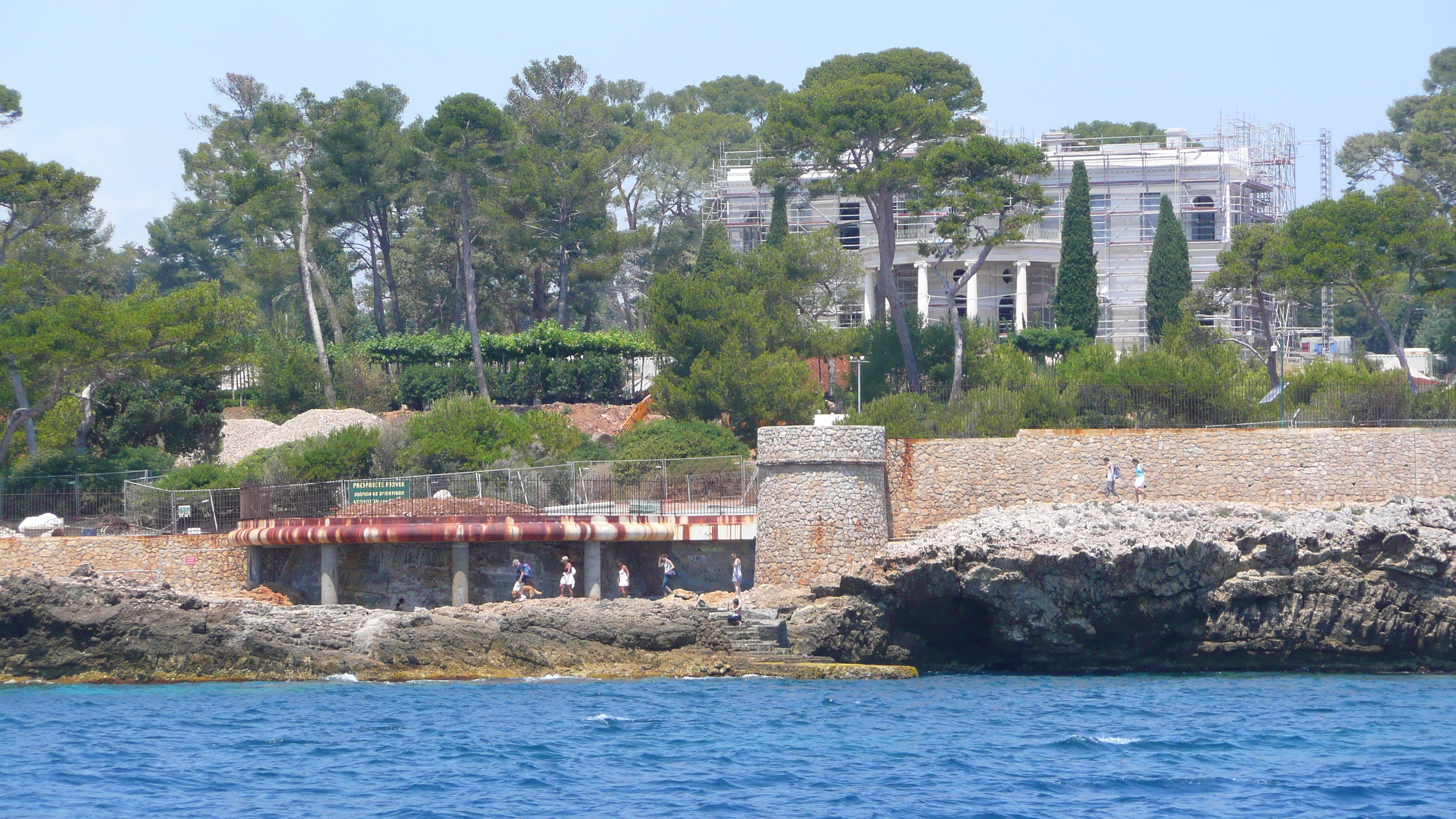 照片 法国(France) 昂蒂布角(Cap d'Antibes) 加鲁普湾(Anse de la garoupe) 2007-07 35