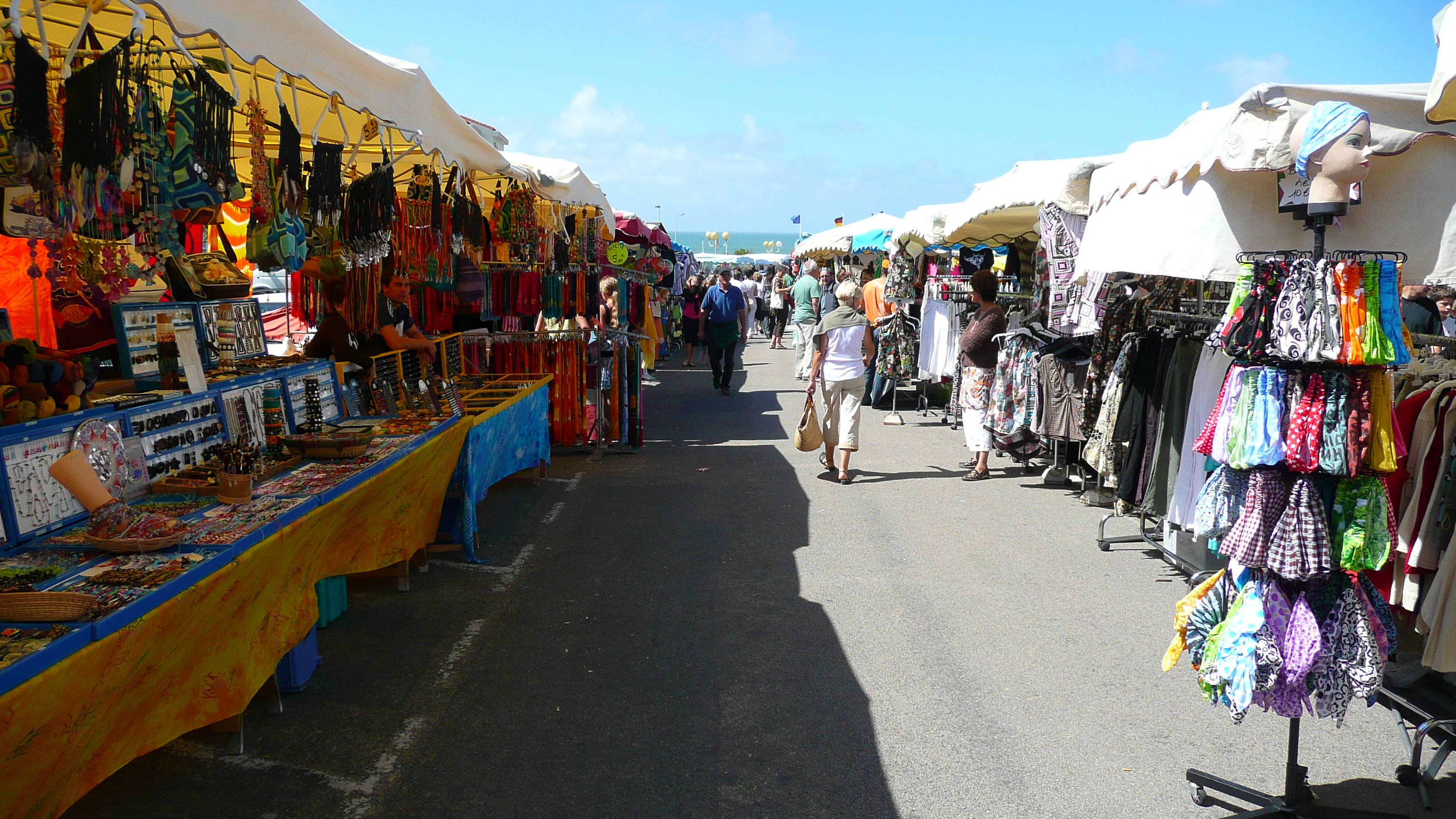 照片 法国(France) 普雷法耶(Prefailles) 普雷法耶集市(Market in Prefailles) 2007-07 28
