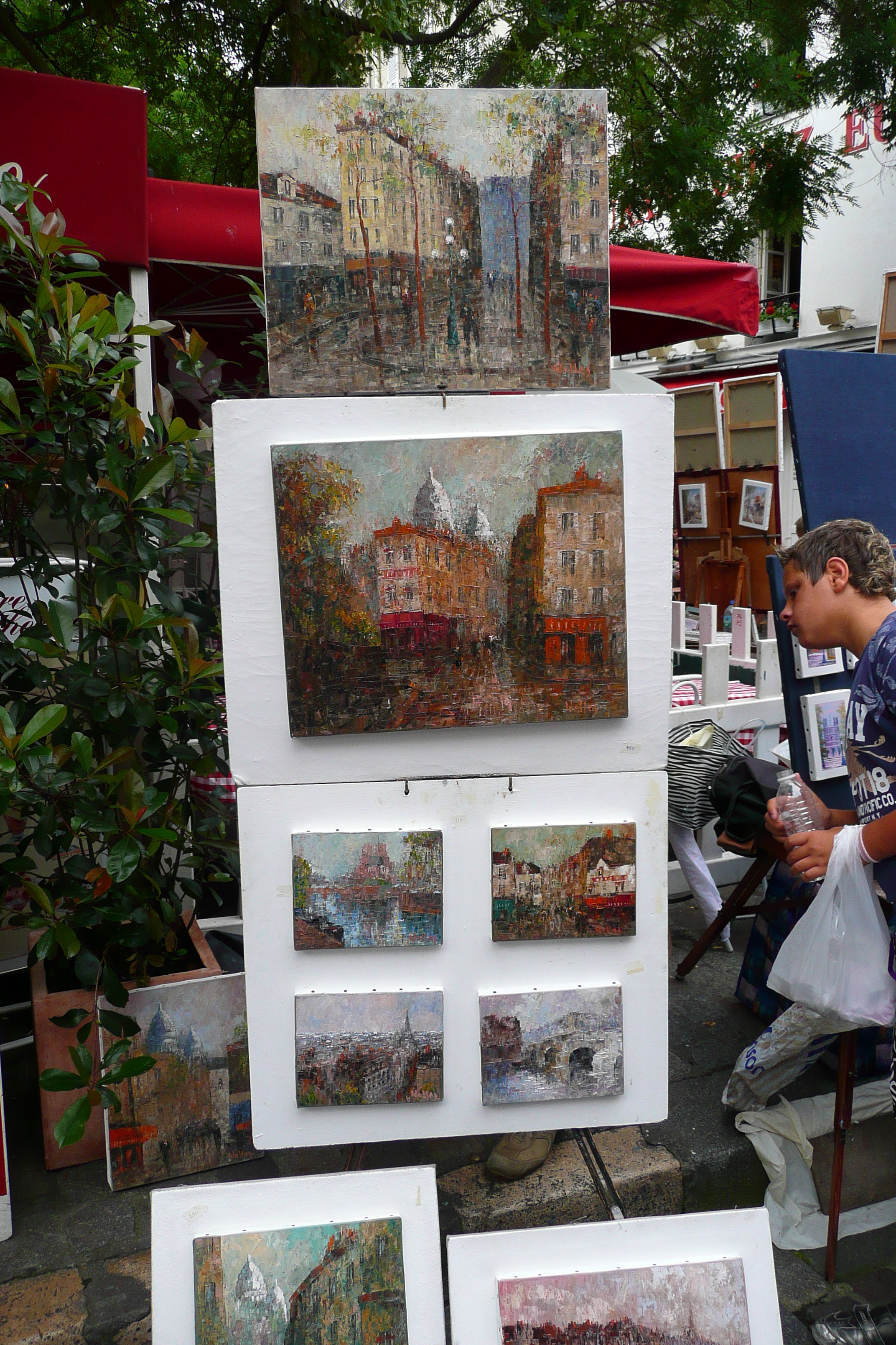 照片 法国(France) 巴黎(Paris) 小丘广场(Place du Tertre) 2007-06 25