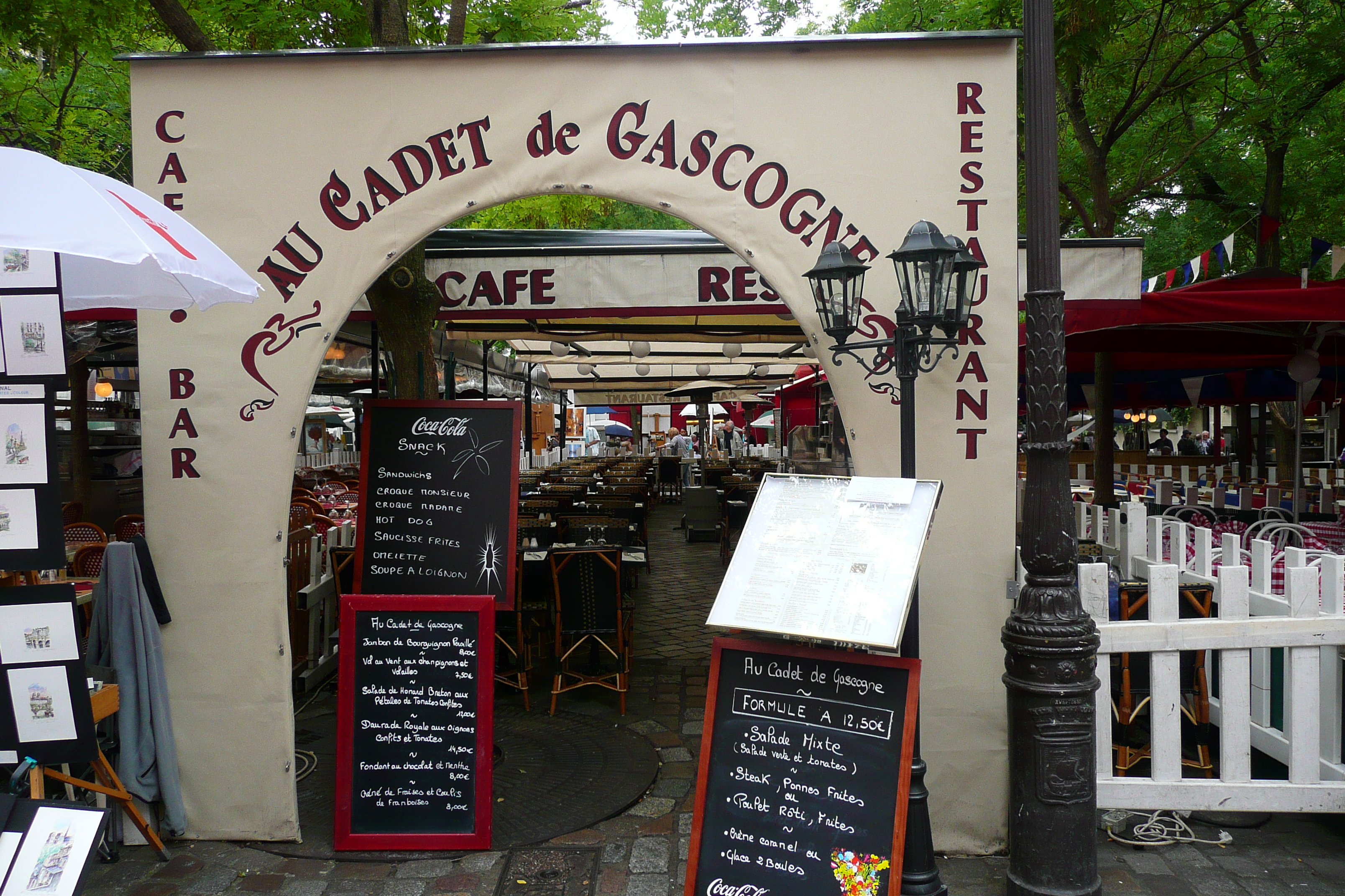 照片 法国(France) 巴黎(Paris) 小丘广场(Place du Tertre) 2007-06 23
