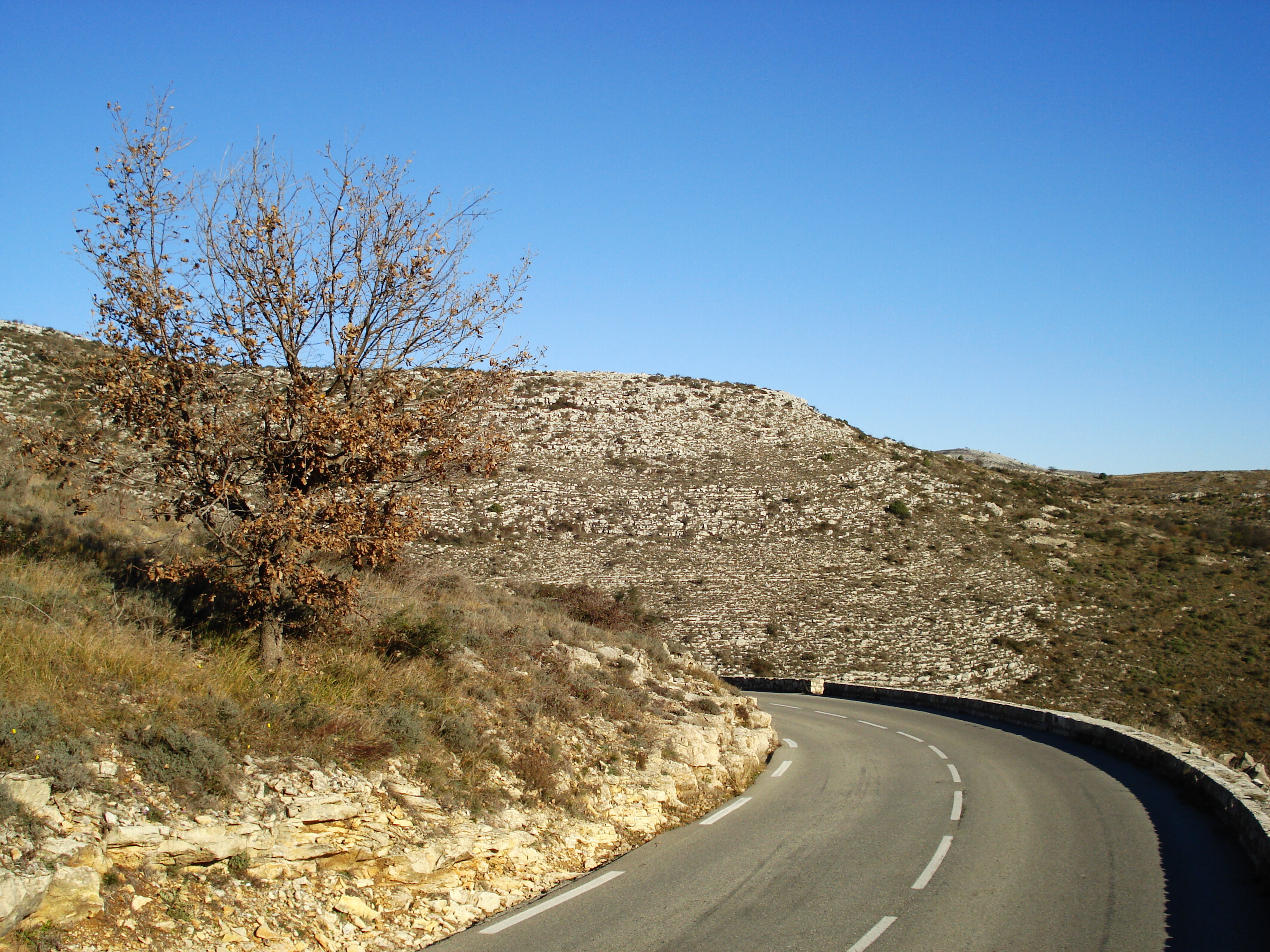 照片 法国(France) 蔚蓝海岸(French Riviera) 旺斯山口公路(Col de Vence road) 2007-01 25