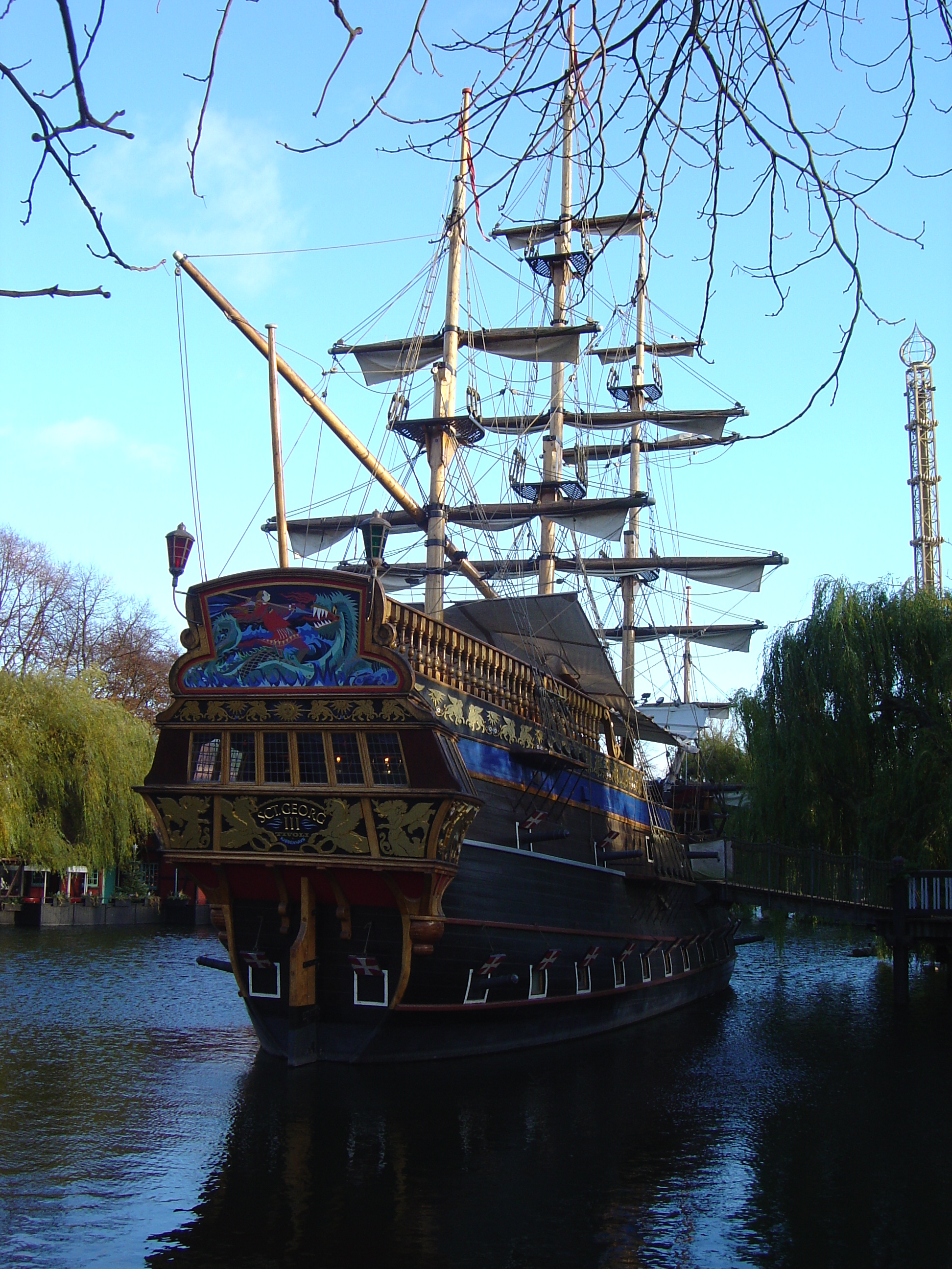照片 丹麦(Denmark) 哥本哈根(Copenhagen) 蒂沃利公园(Tivoli Park) 2004-11 15