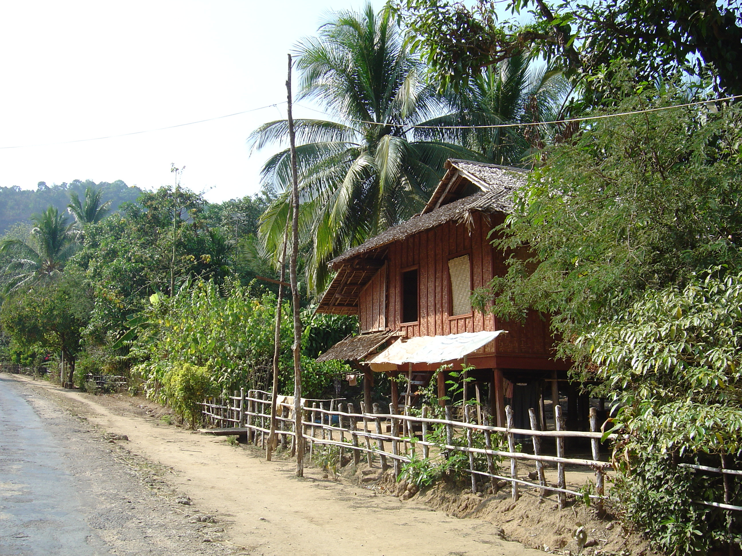 照片 缅甸(Myanmar) 土瓦至茂马干海滩公路(Road from Dawei to Maungmagan beach) 2005-01 21