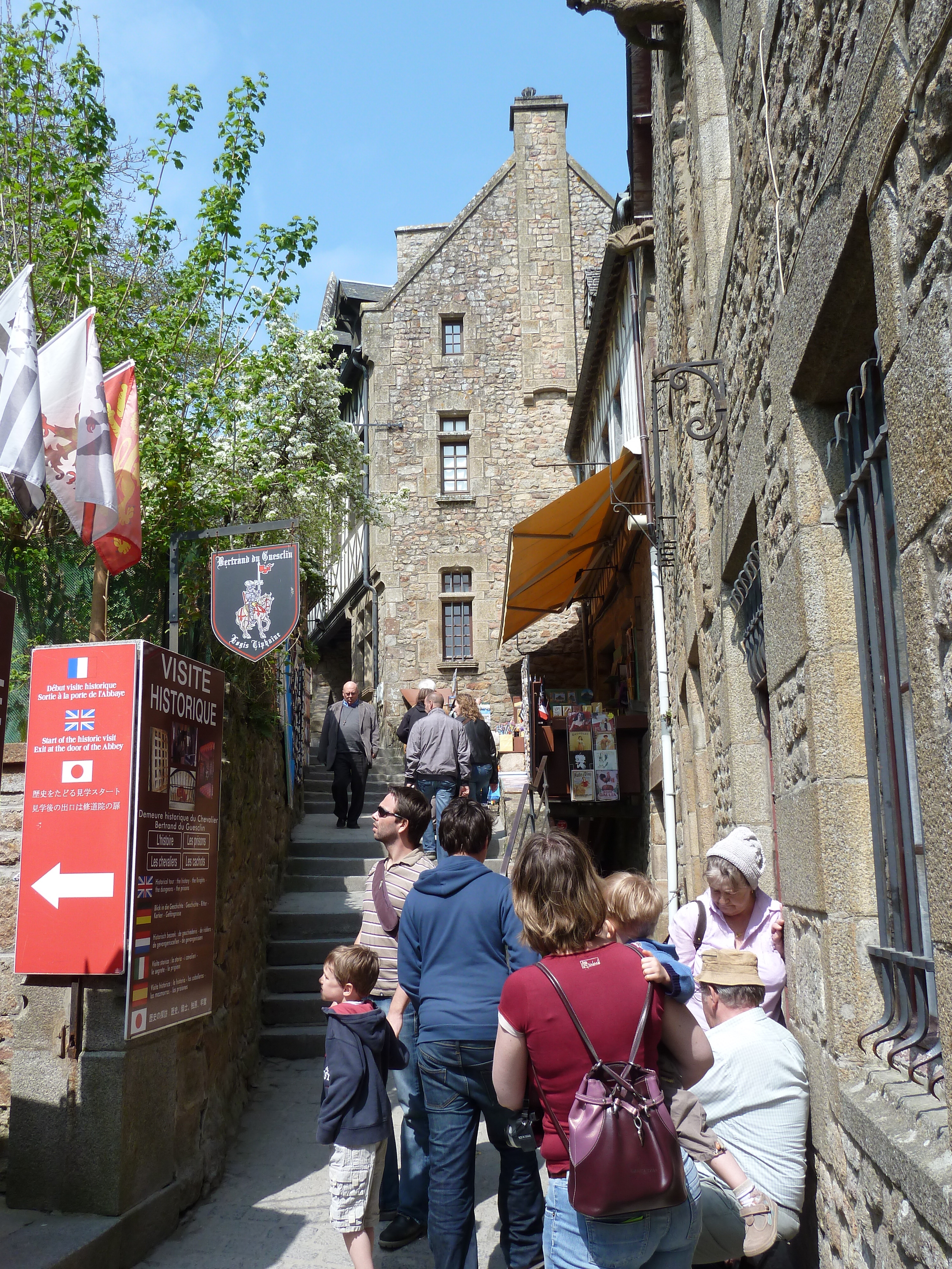 照片 法国(France) 圣米歇尔山(Mont St Michel) 圣米歇尔山村(Mont St Michel Village) 2010-04 6