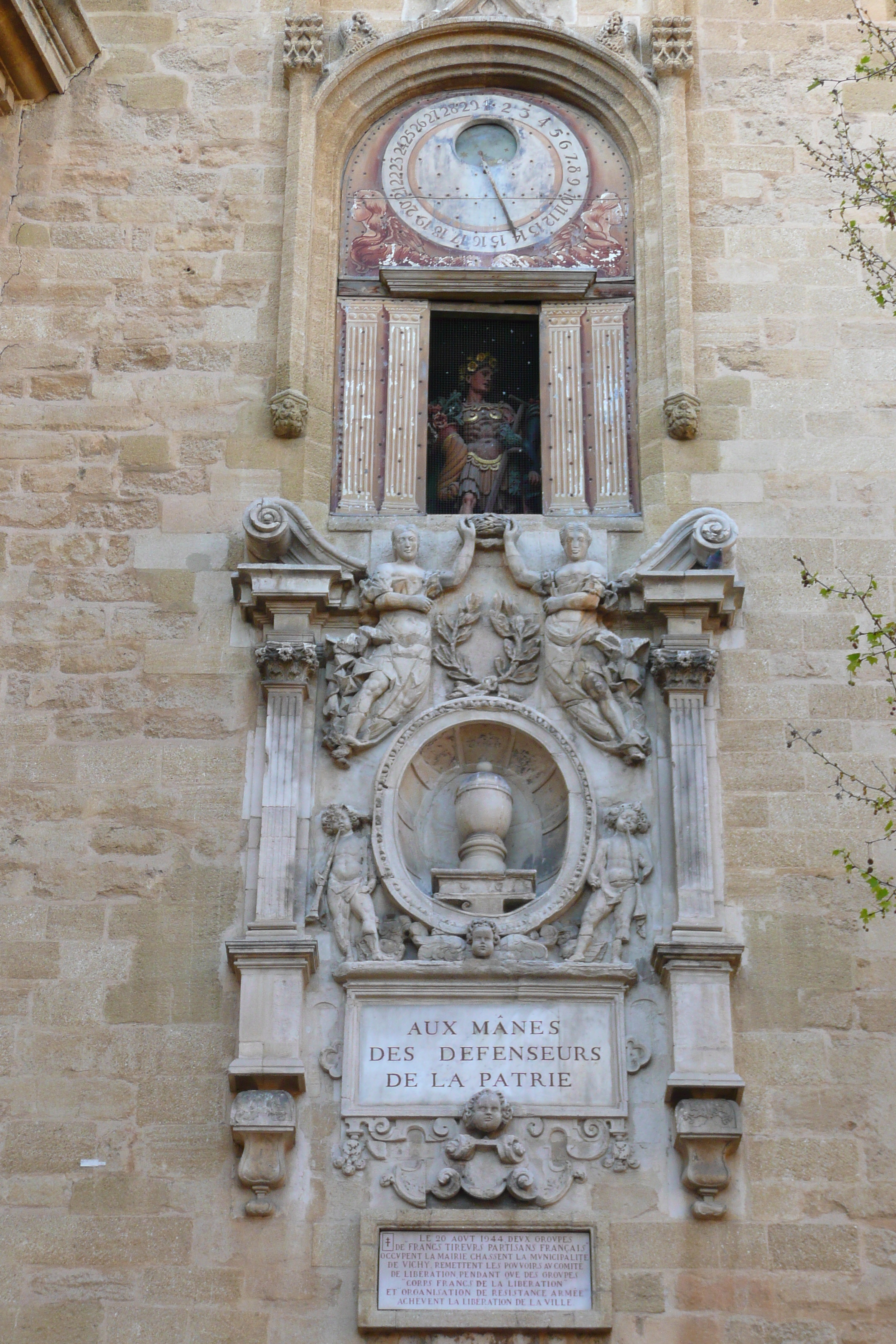 照片 法国(France) 普罗旺斯地区艾克斯(Aix en Provence) 艾克斯市政厅(Aix Town Hall) 2008-04 14
