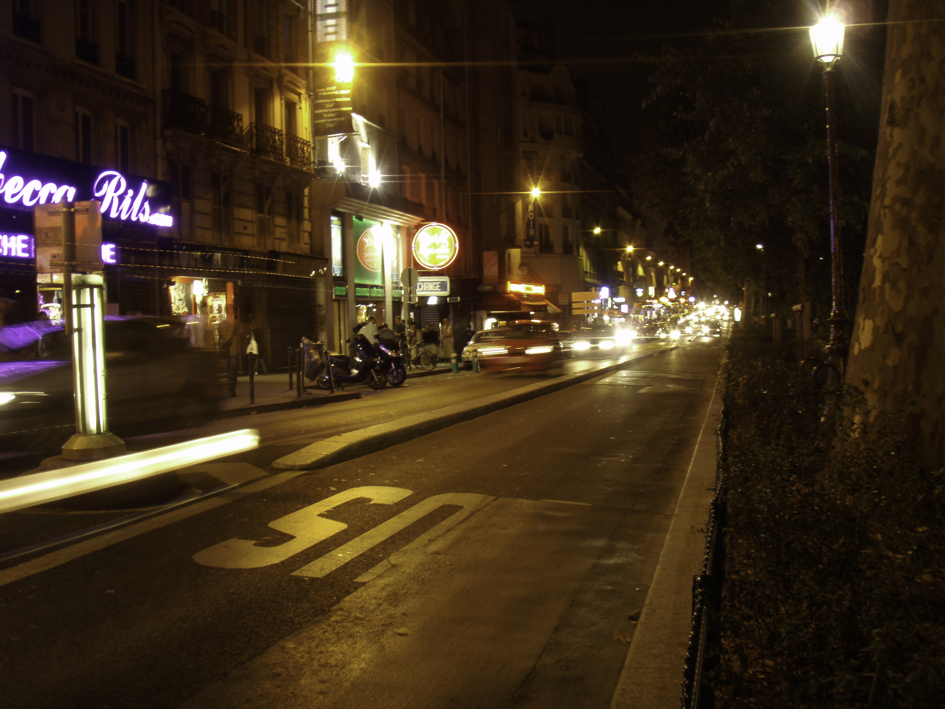 照片 法国(France) 巴黎(Paris) 皮加勒夜景(Pigalle by night) 2007-07 1