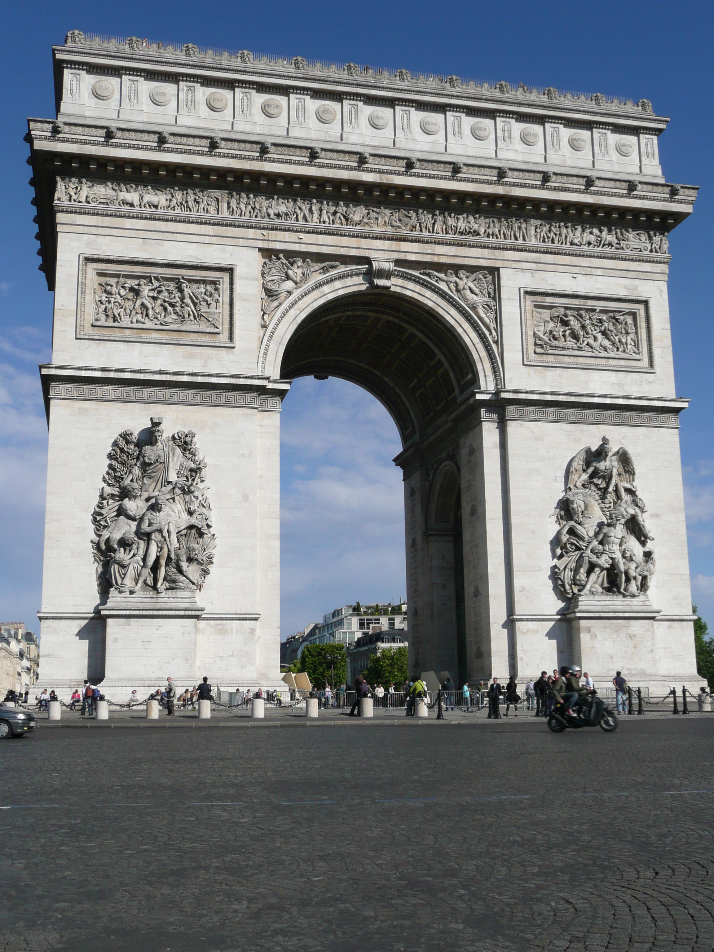 照片 法国(France) 巴黎(Paris) 星形广场和凯旋门(Etoile and Arc de Triomphe) 2007-05 21