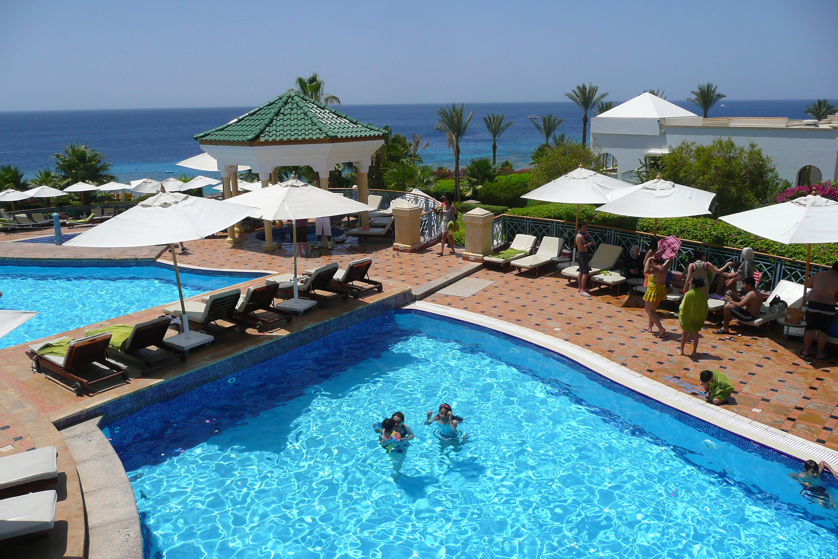 照片 埃及(Egypt) 沙姆沙伊赫(Sharm el Sheikh) 凯悦酒店(Hyatt Hotel) 沙姆沙伊赫凯悦泳池(Hyatt Sharm el Sheikh Pool) 2008-06 21