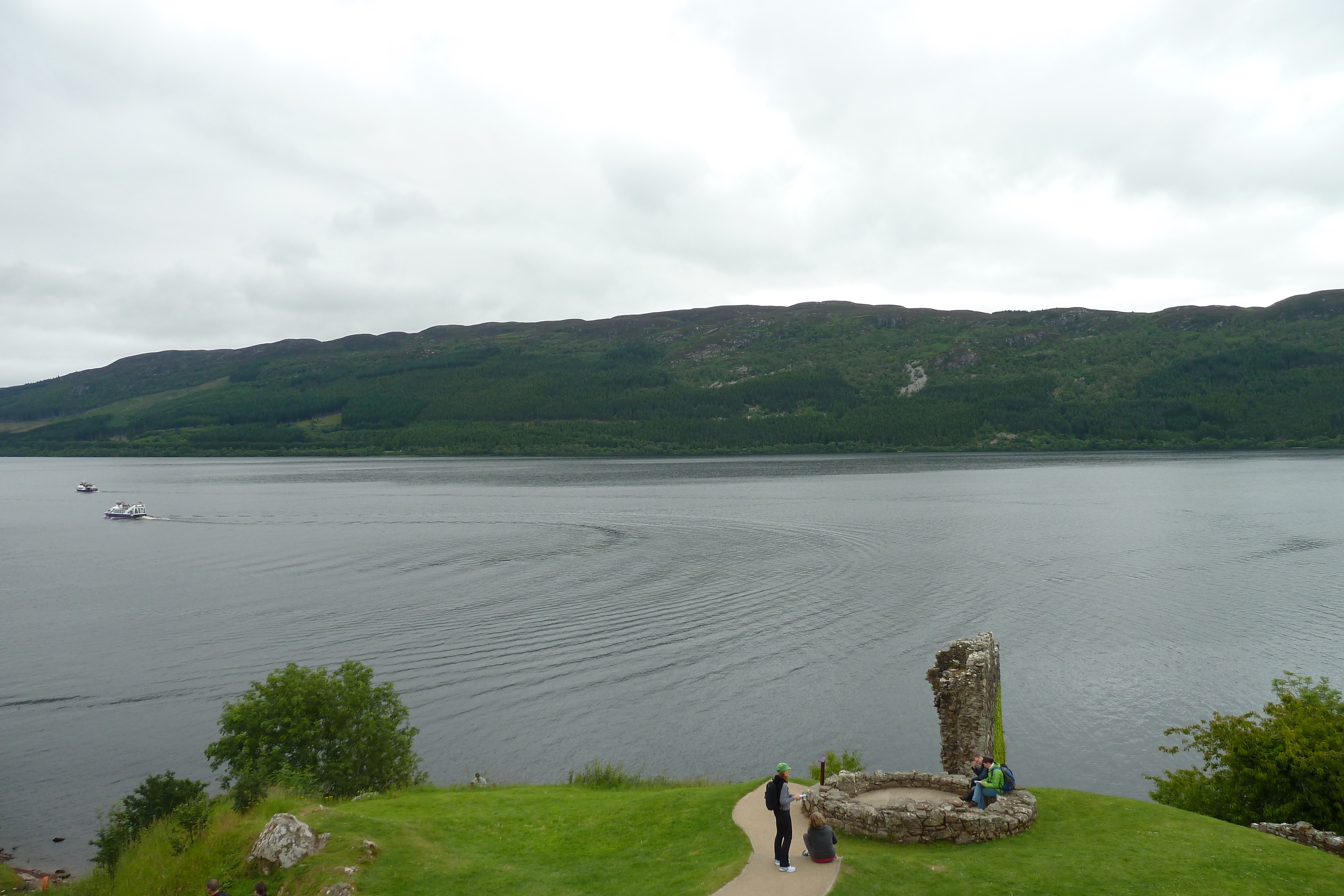 照片 英国(United Kingdom) 苏格兰(Scotland) 厄克特城堡（尼斯湖）(Urquhart Castle (Loch Ness)) 2011-07 9