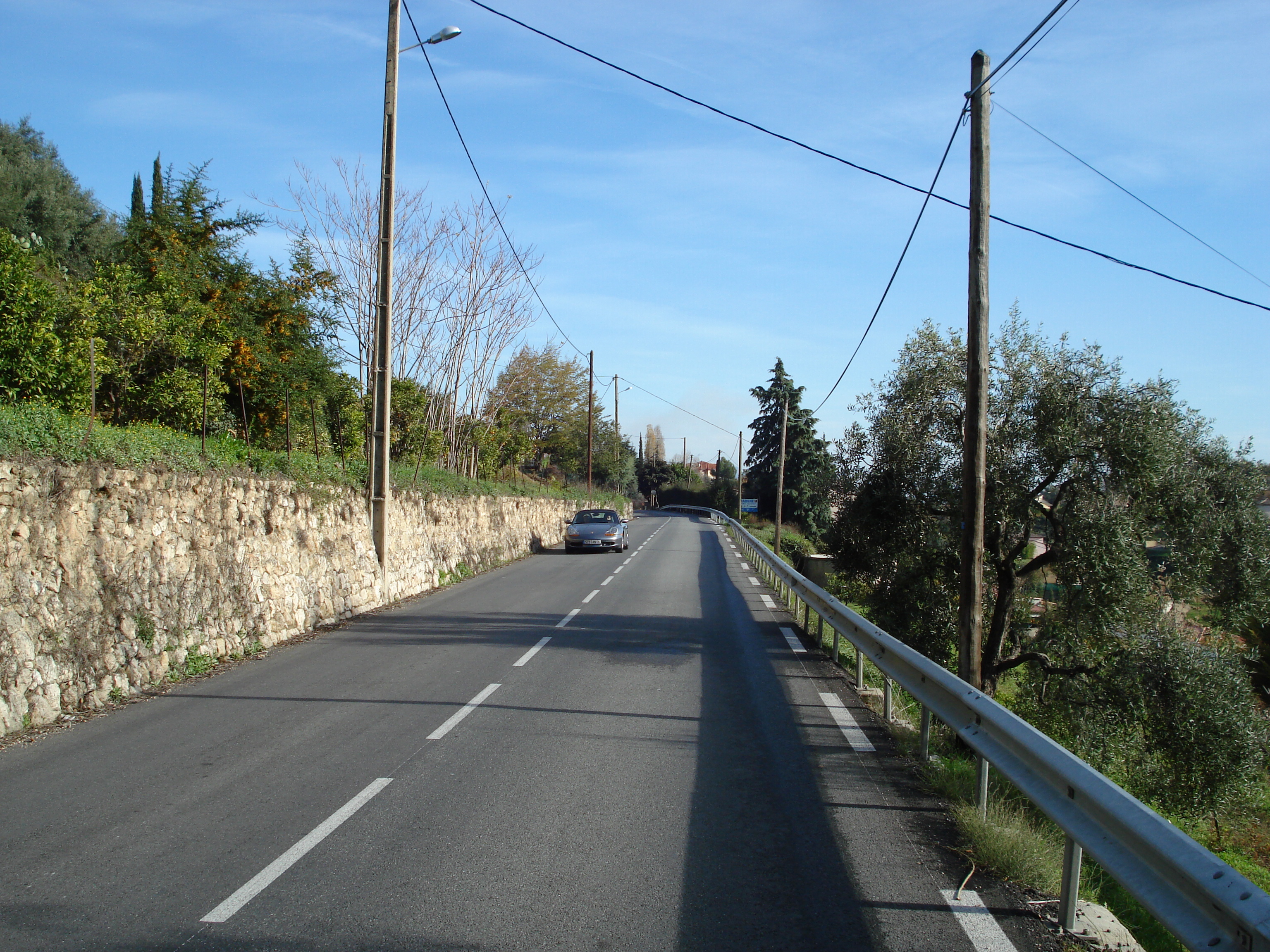 照片 法国(France) 蔚蓝海岸(French Riviera) 旺斯至圣让内公路(Vence to St. Jeannet Road) 2006-12 29