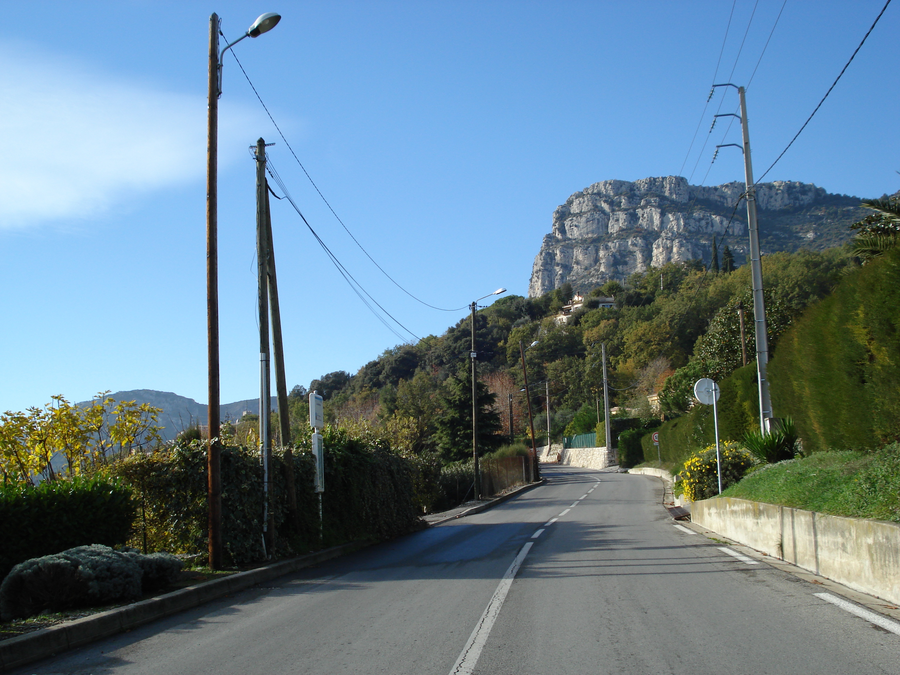 照片 法国(France) 蔚蓝海岸(French Riviera) 旺斯至圣让内公路(Vence to St. Jeannet Road) 2006-12 21