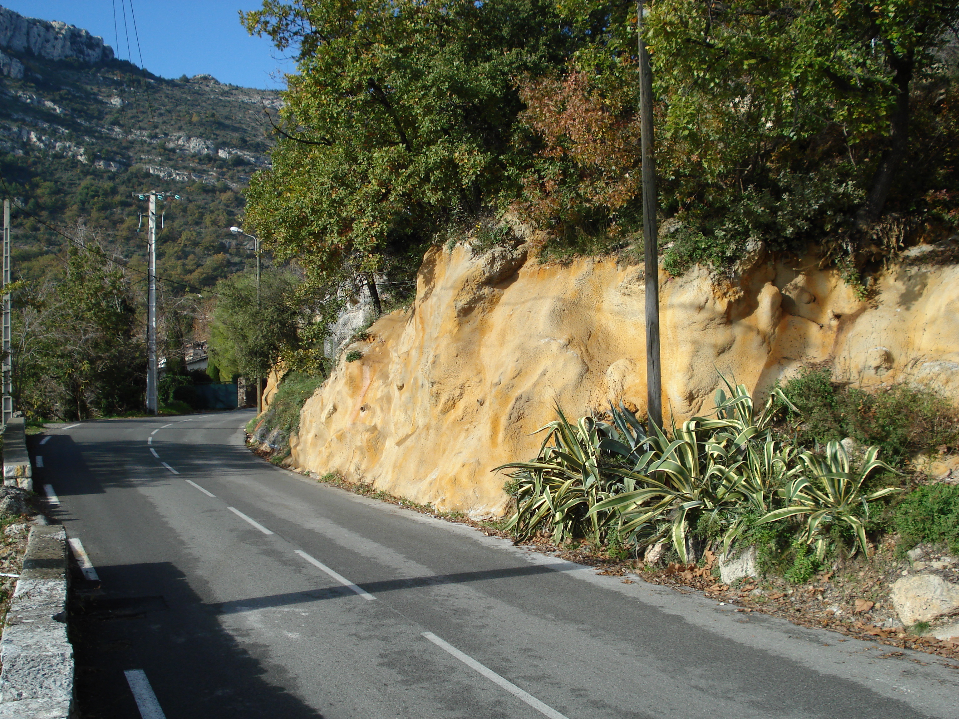 照片 法国(France) 蔚蓝海岸(French Riviera) 旺斯至圣让内公路(Vence to St. Jeannet Road) 2006-12 32
