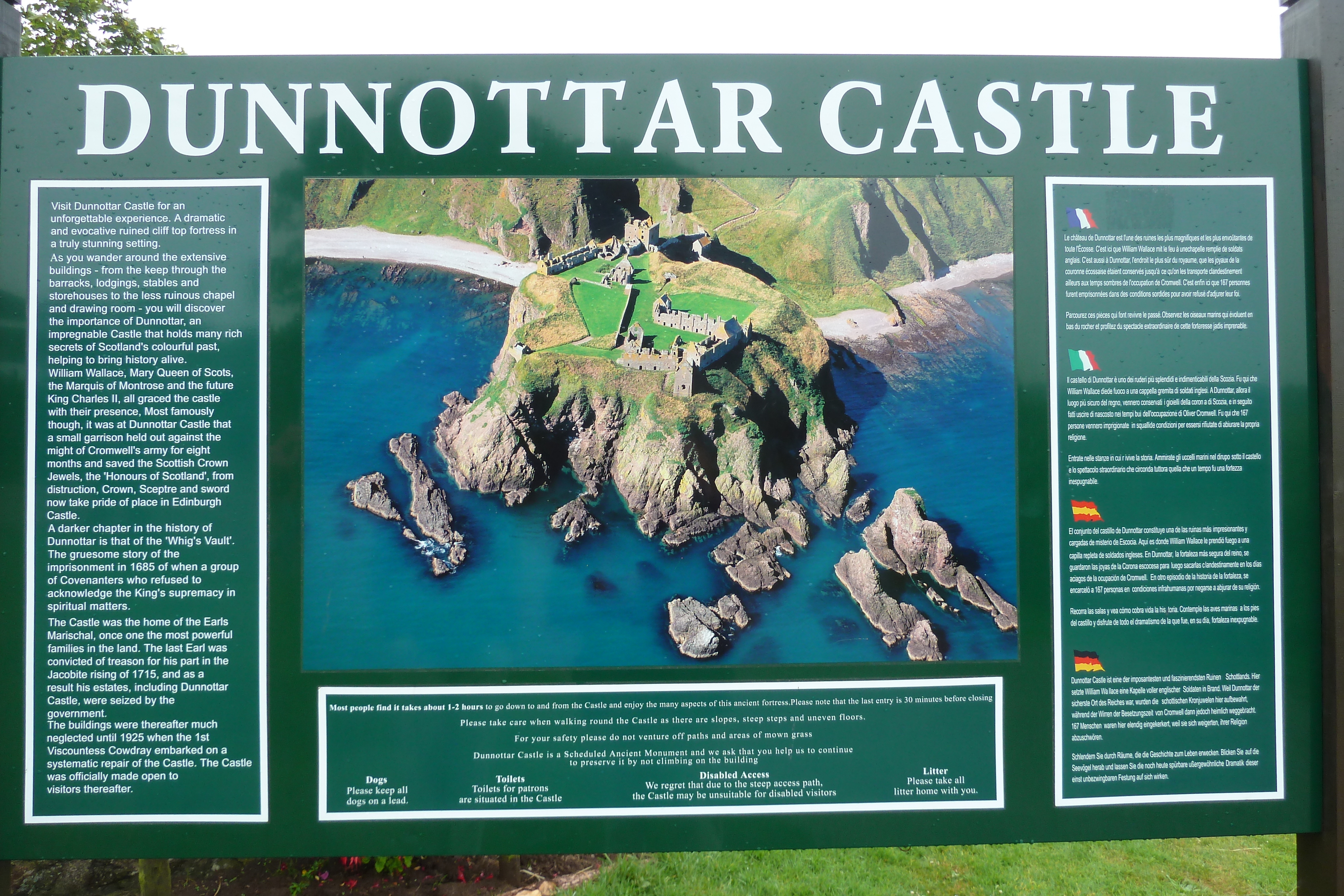 照片 英国(United Kingdom) 苏格兰(Scotland) 邓诺特城堡(Dunnottar Castle) 2011-07 1