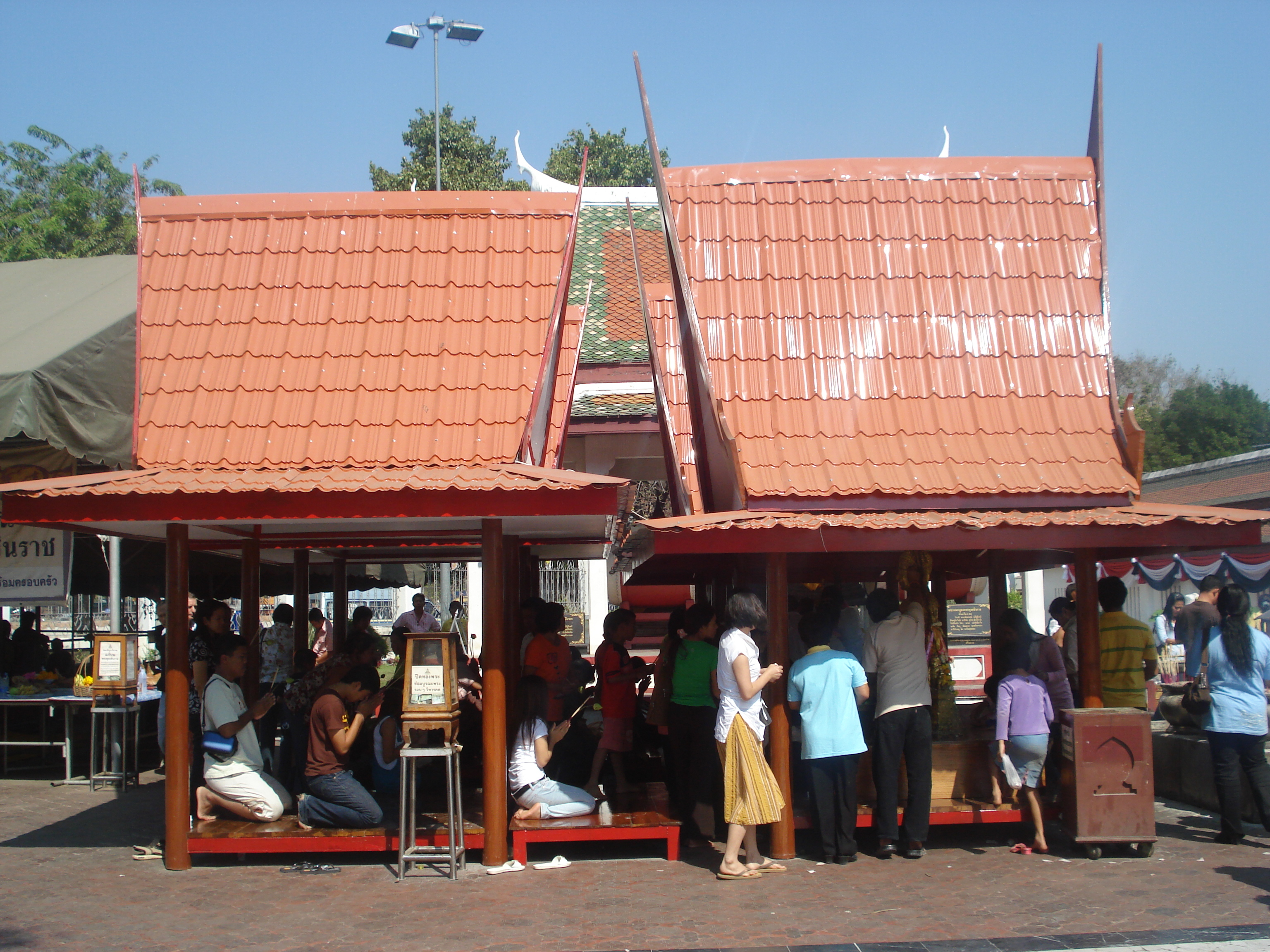 照片 泰国(Thailand) 彭世洛(Phitsanulok) 玛哈泰寺（大舍利寺）(Wat Pra Sri Rattana Mahathat Vora Maha Vihar) 2008-01 42