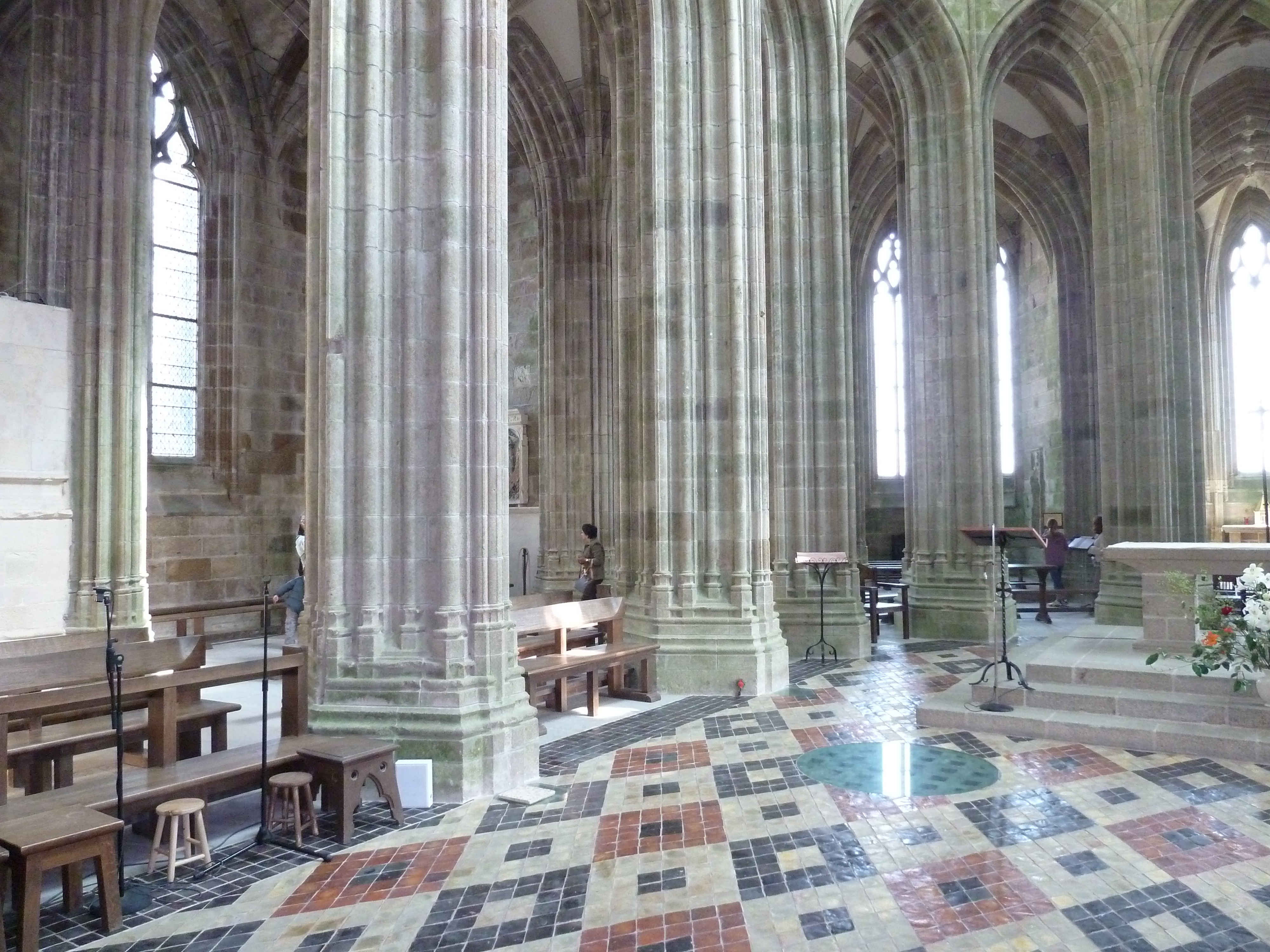 照片 法国(France) 圣米歇尔山(Mont St Michel) 圣米歇尔山修道院(Mont St Michel Abbey) 2010-04 149