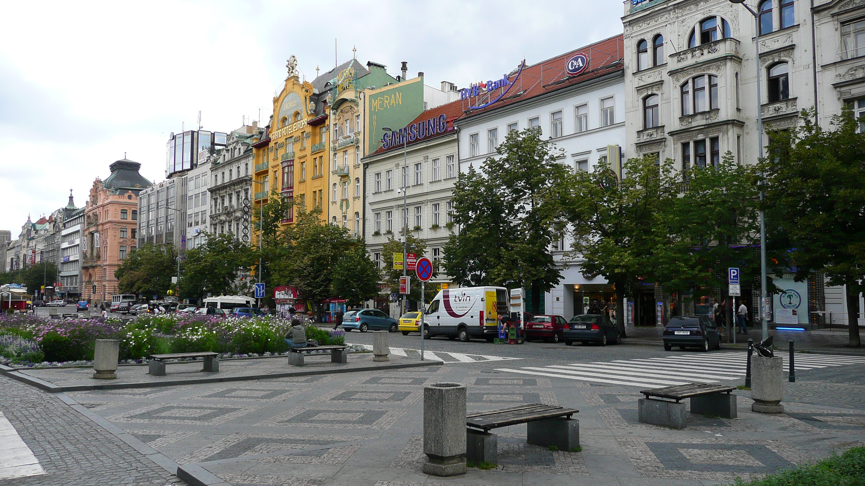 照片 捷克(Czech Republic) 布拉格(Prague) 瓦茨拉夫广场(Vaclavske namesti) 2007-07 7
