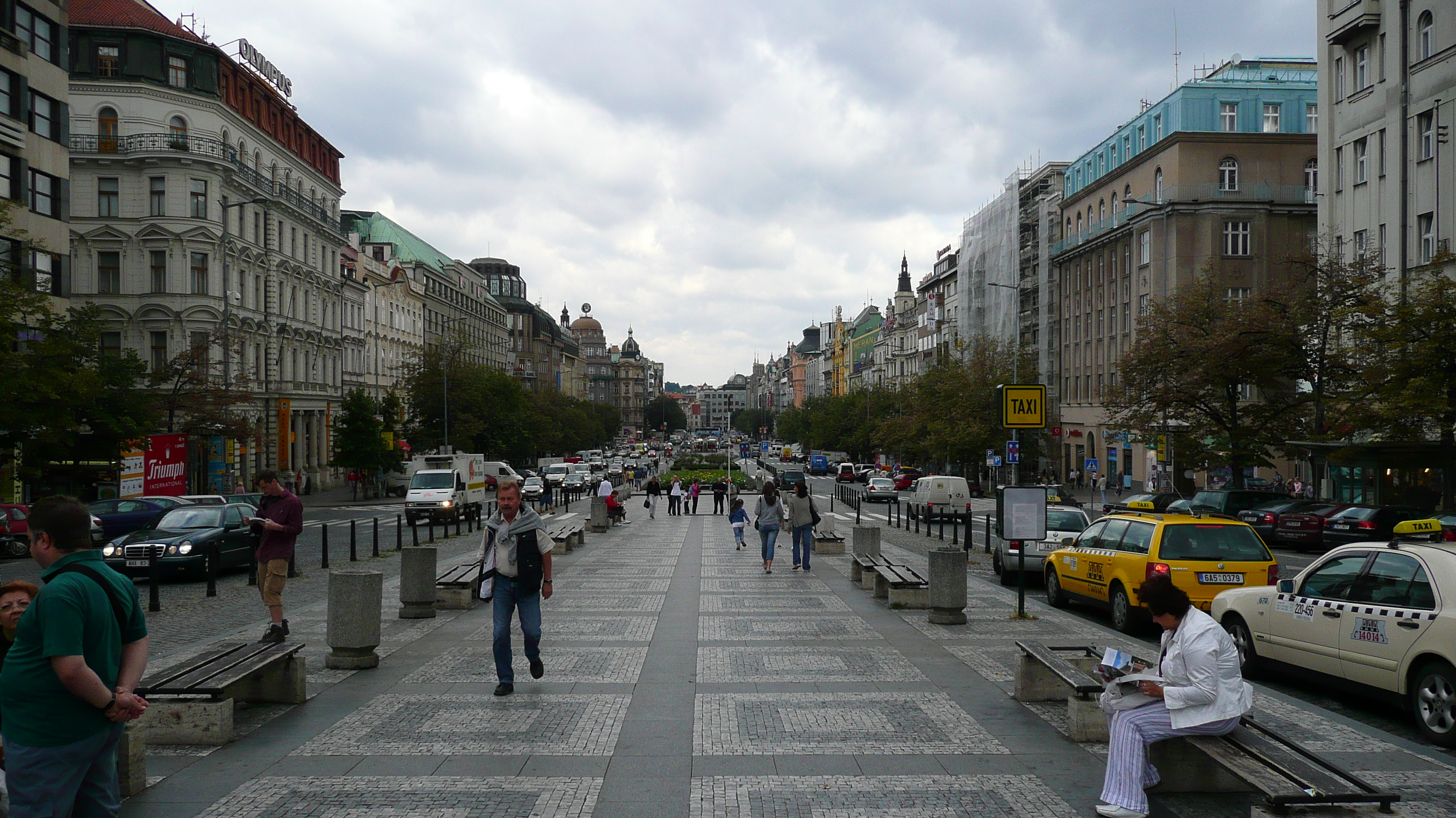 照片 捷克(Czech Republic) 布拉格(Prague) 瓦茨拉夫广场(Vaclavske namesti) 2007-07 19