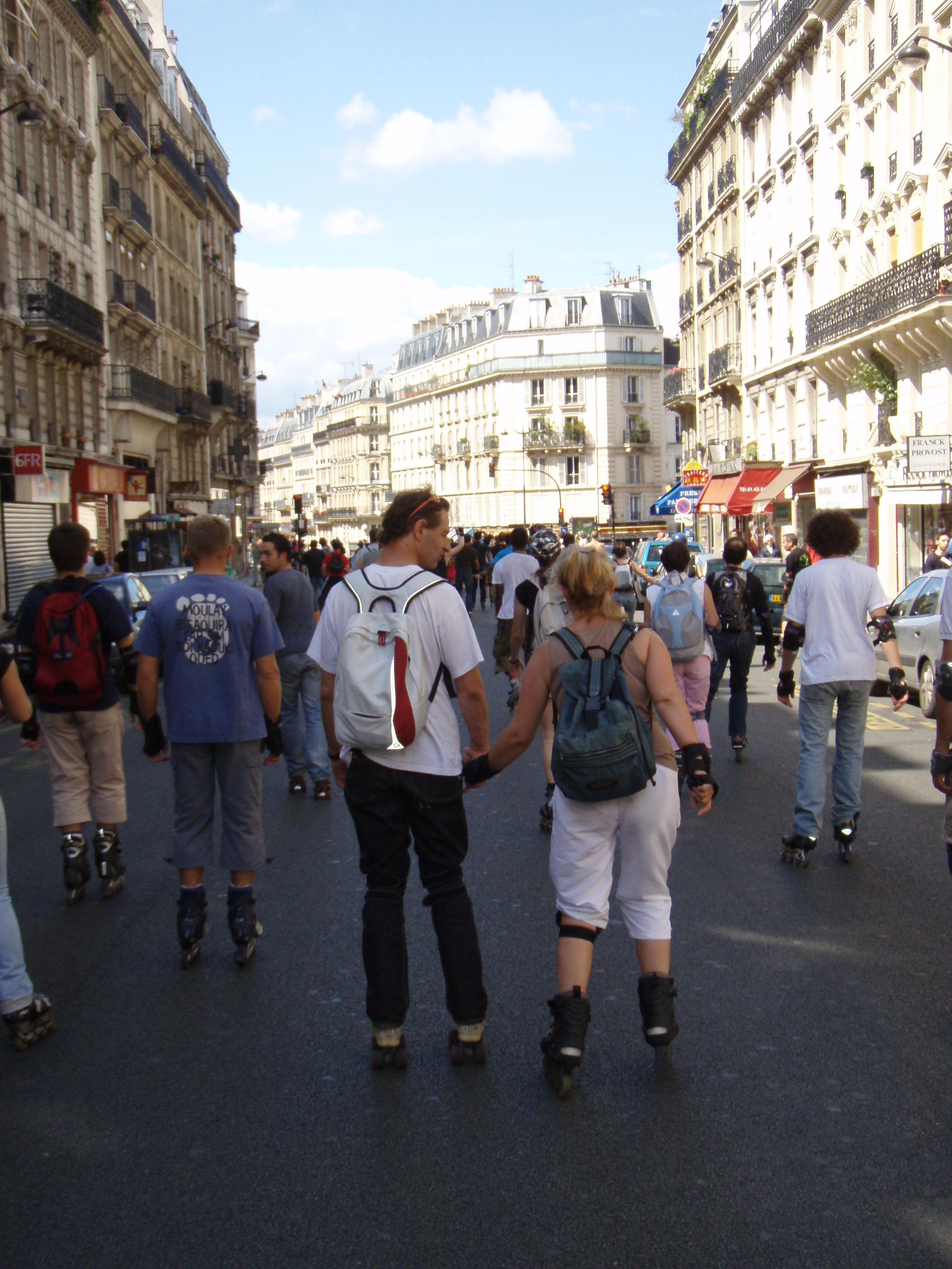 照片 法国(France) 巴黎(Paris) 轮滑漫游活动(Randonnee Roller et Coquillages) 2007-07 112
