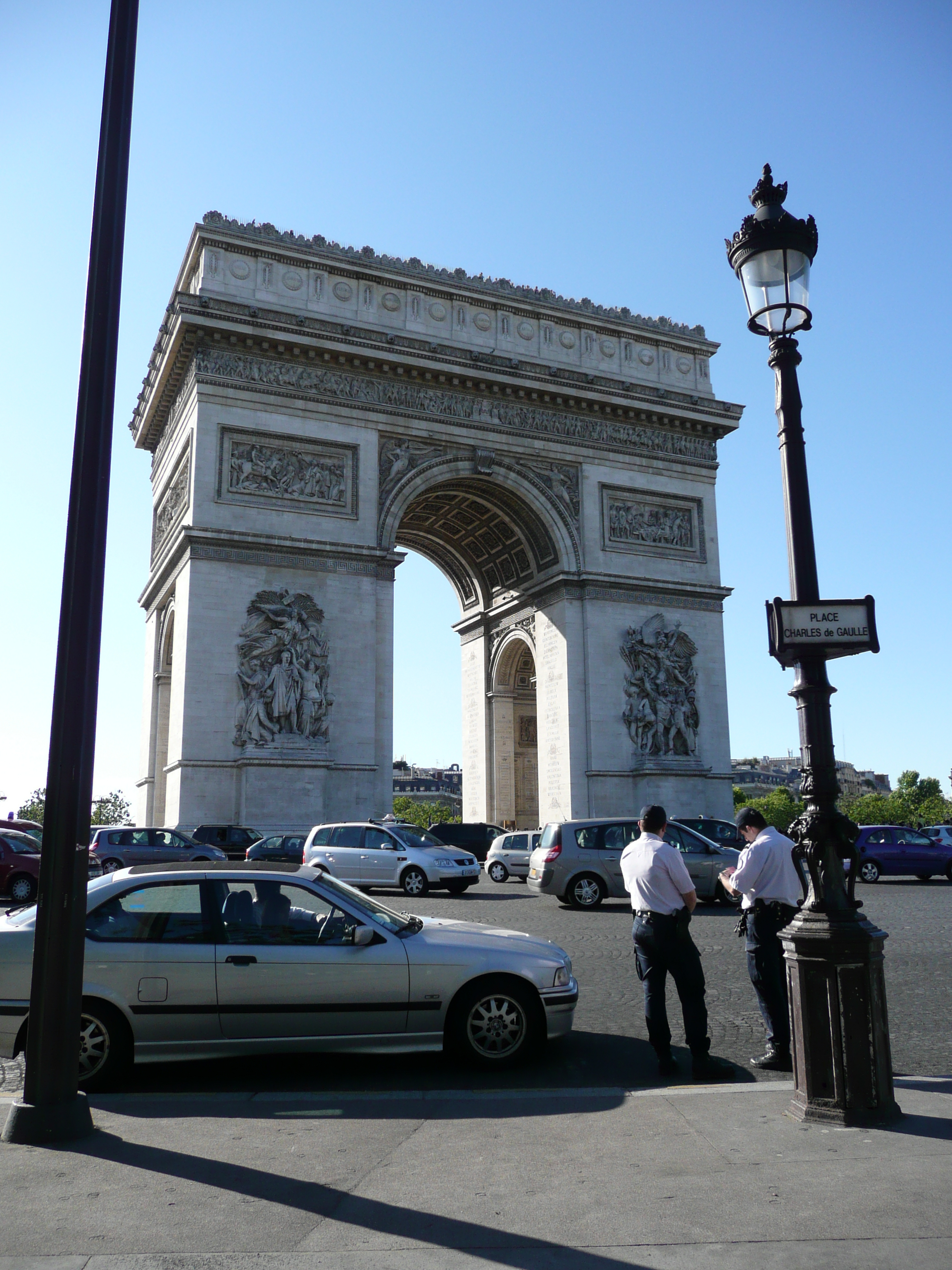 照片 法国(France) 巴黎(Paris) 星形广场和凯旋门(Etoile and Arc de Triomphe) 2007-05 102
