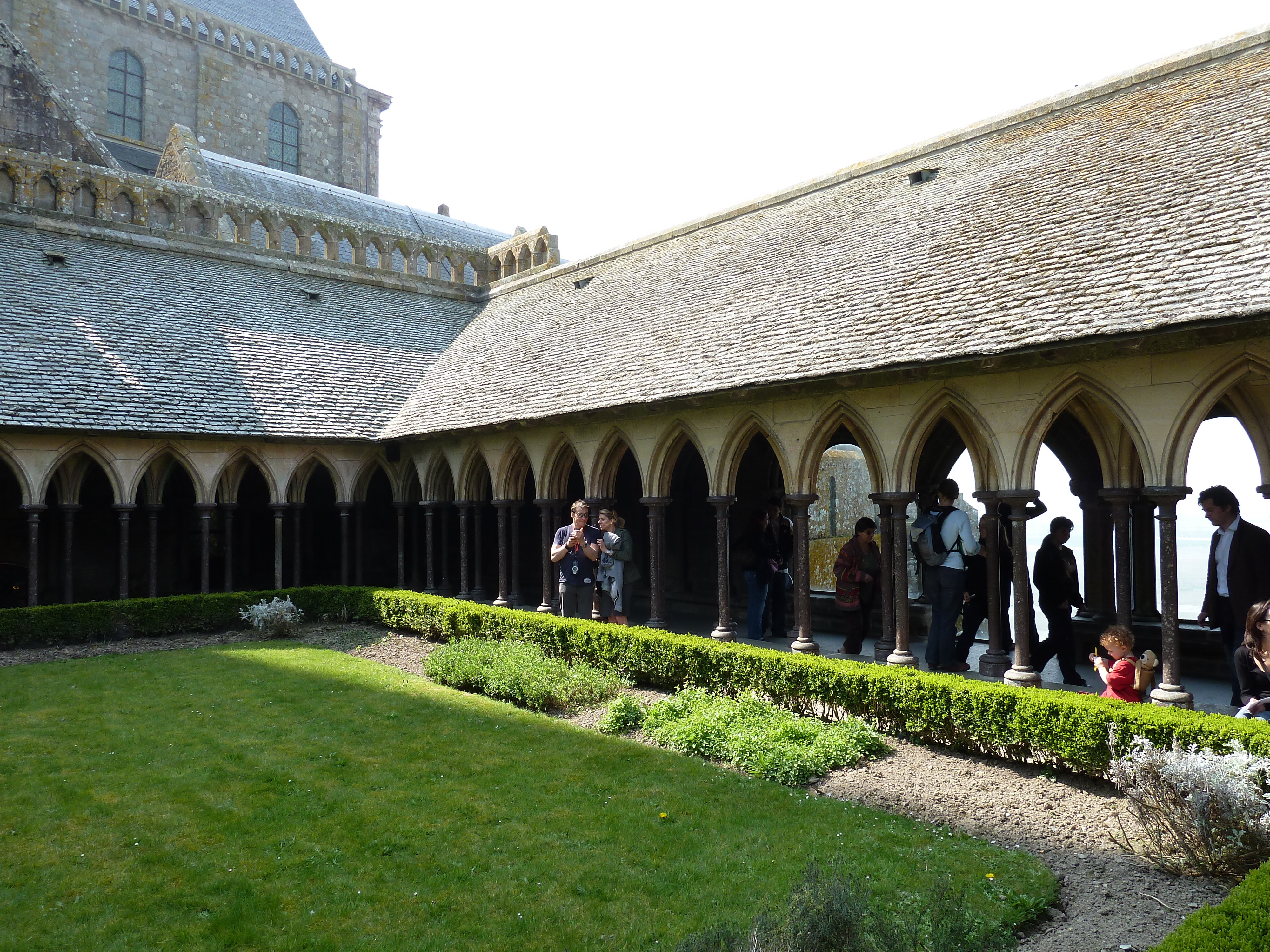 照片 法国(France) 圣米歇尔山(Mont St Michel) 圣米歇尔山修道院回廊(Mont St Michel Abbey Cloister) 2010-04 7