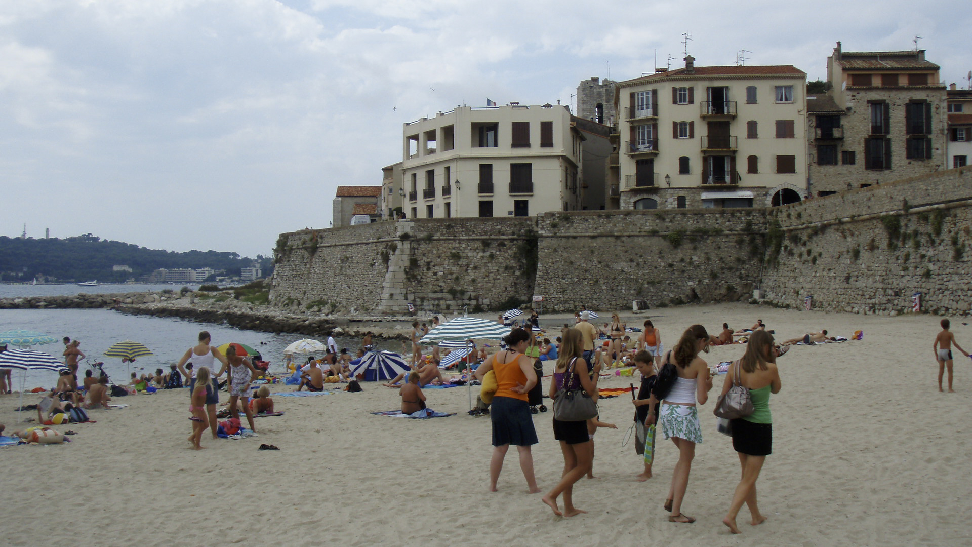 照片 法国(France) 昂蒂布(Antibes) 格拉韦特海滩(Plage de la Gravette) 2007-08 10