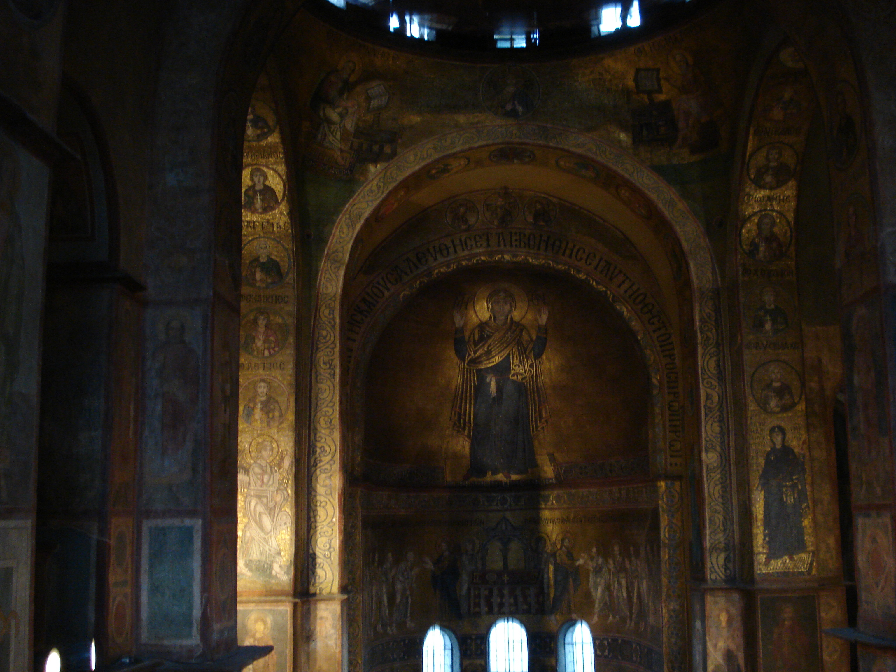 照片 乌克兰(Ukraine) 基辅(Kiev) 圣索菲亚大教堂(St. Sophia) 2007-03 13