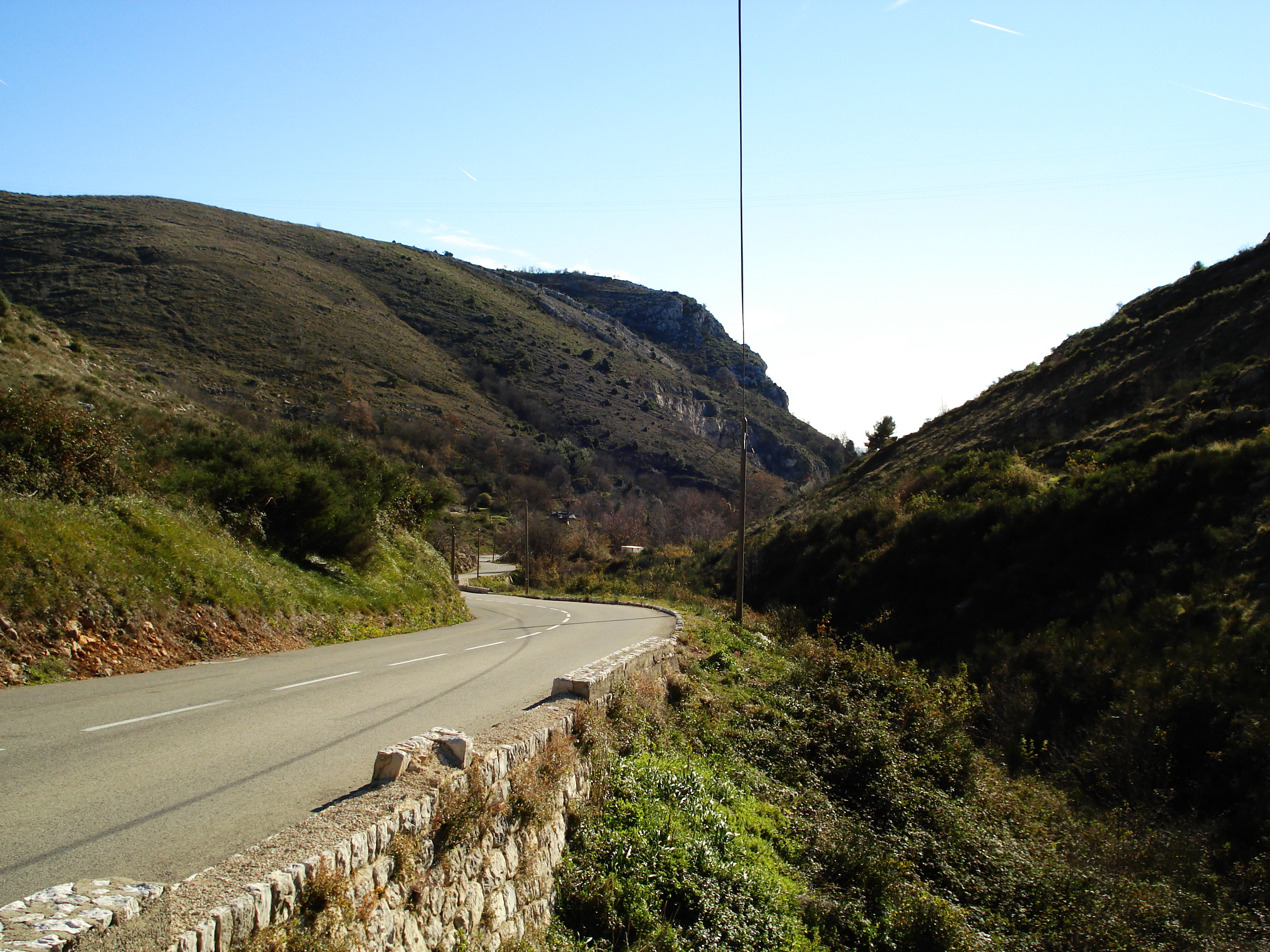 照片 法国(France) 蔚蓝海岸(French Riviera) 旺斯山口公路(Col de Vence road) 2007-01 18