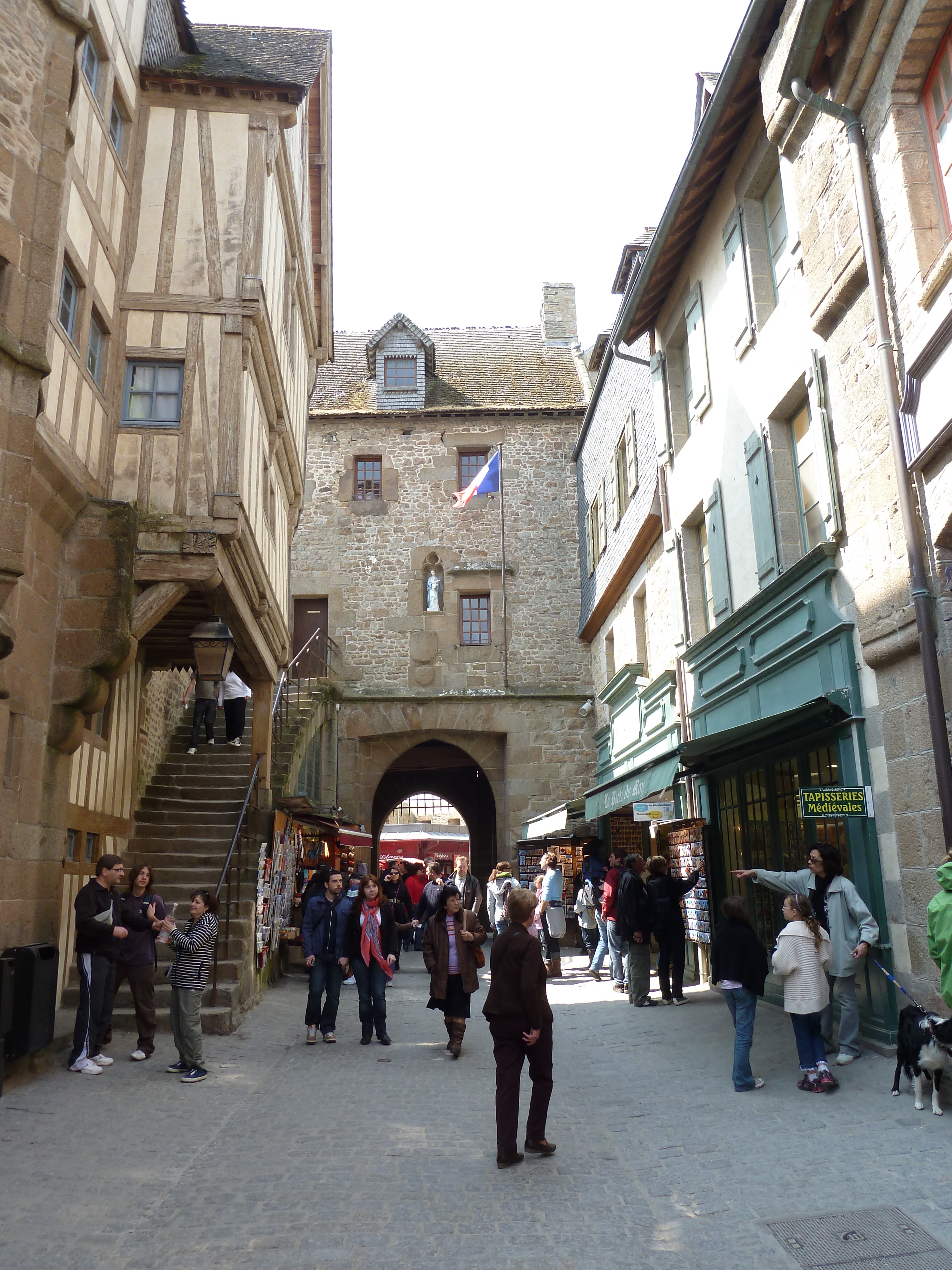 照片 法国(France) 圣米歇尔山(Mont St Michel) 圣米歇尔山村(Mont St Michel Village) 2010-04 40
