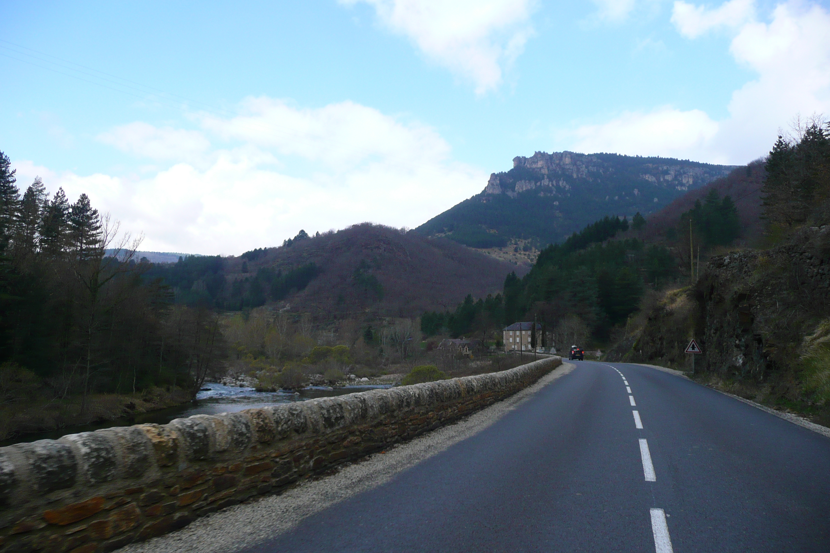 照片 法国(France) 塞文山脉(Cevennes Mountains) 科屈尔至弗洛拉克公路(Cocures to Florac road) 2008-04 2