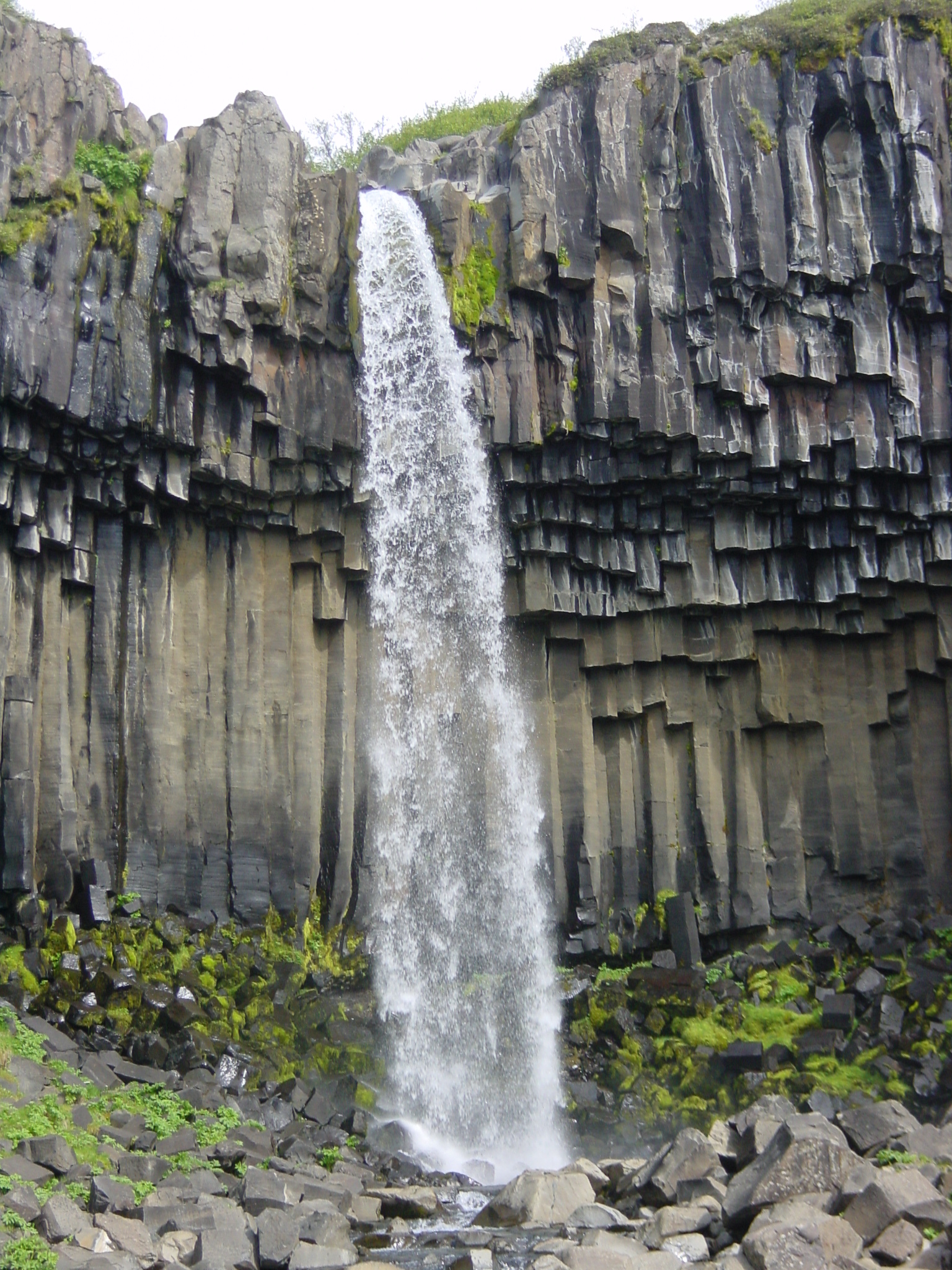 照片 冰岛(Iceland) 黑瀑布(Svartifoss) 2003-06 0