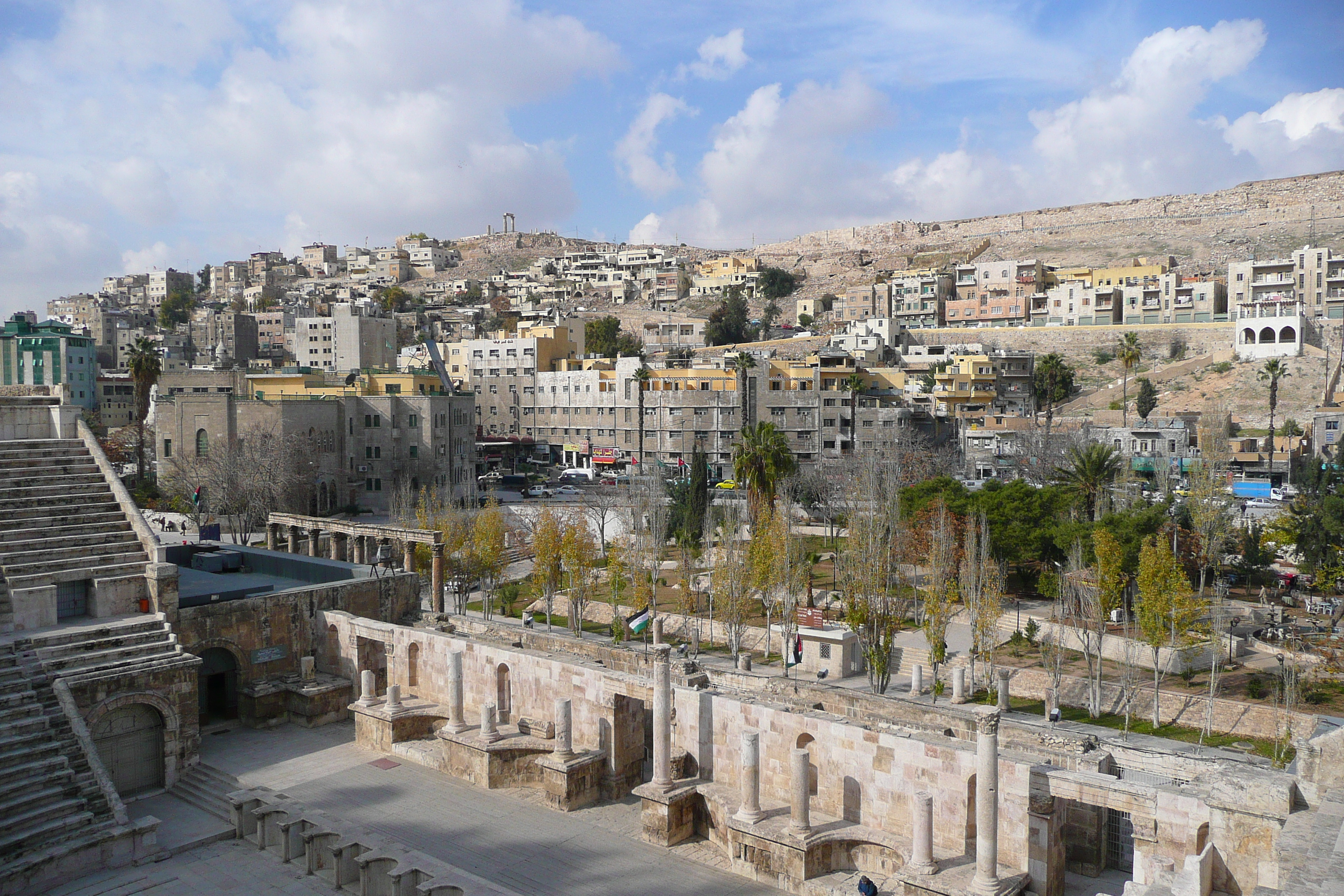 照片 约旦(Jordan) 安曼(Amman) 罗马剧场(Roman Theater) 2007-12 17