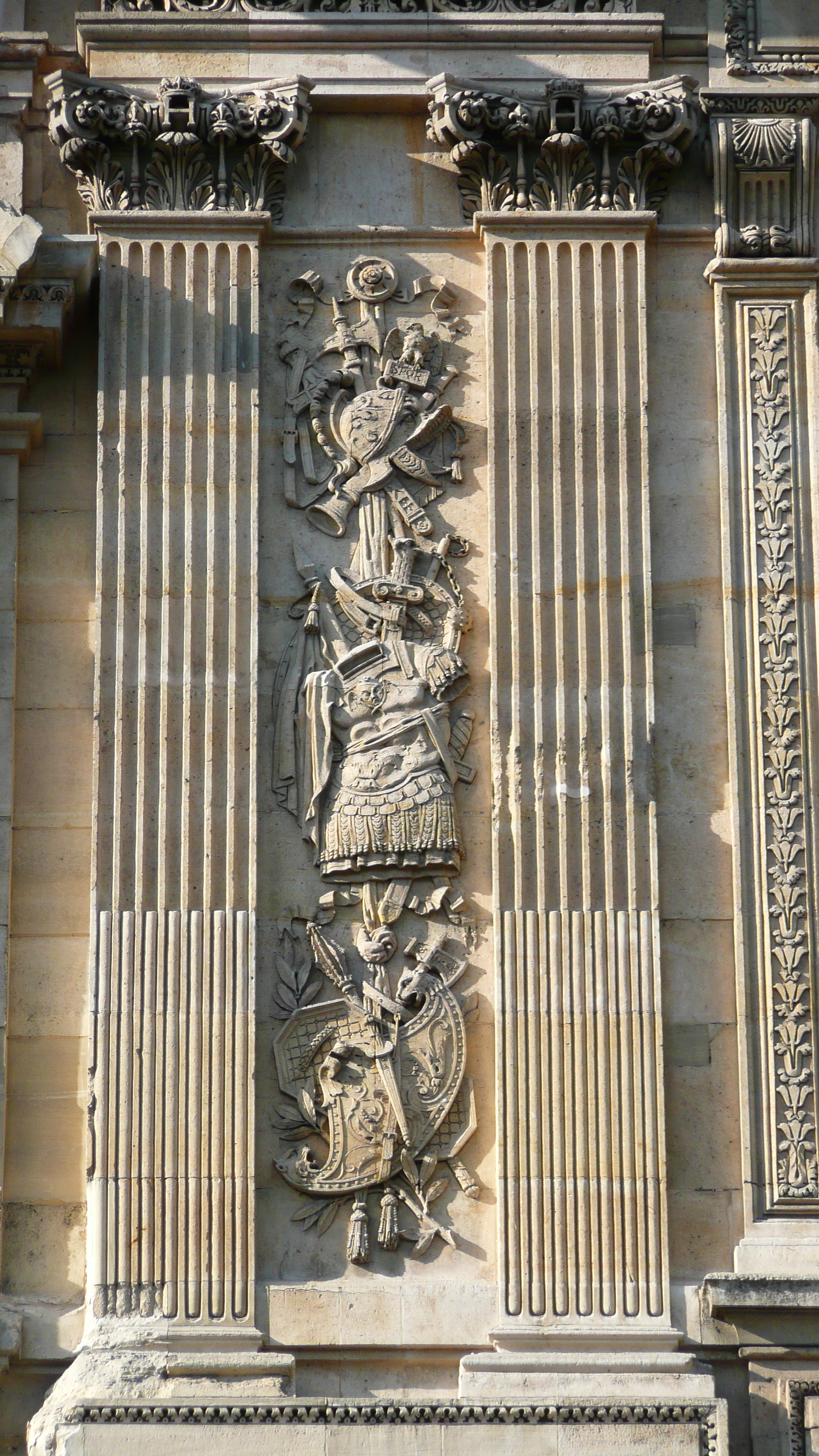 照片 法国(France) 巴黎(Paris) 卢浮宫(Louvre) 卢浮宫临河立面(Riverside facade of Louvre) 2007-07 30