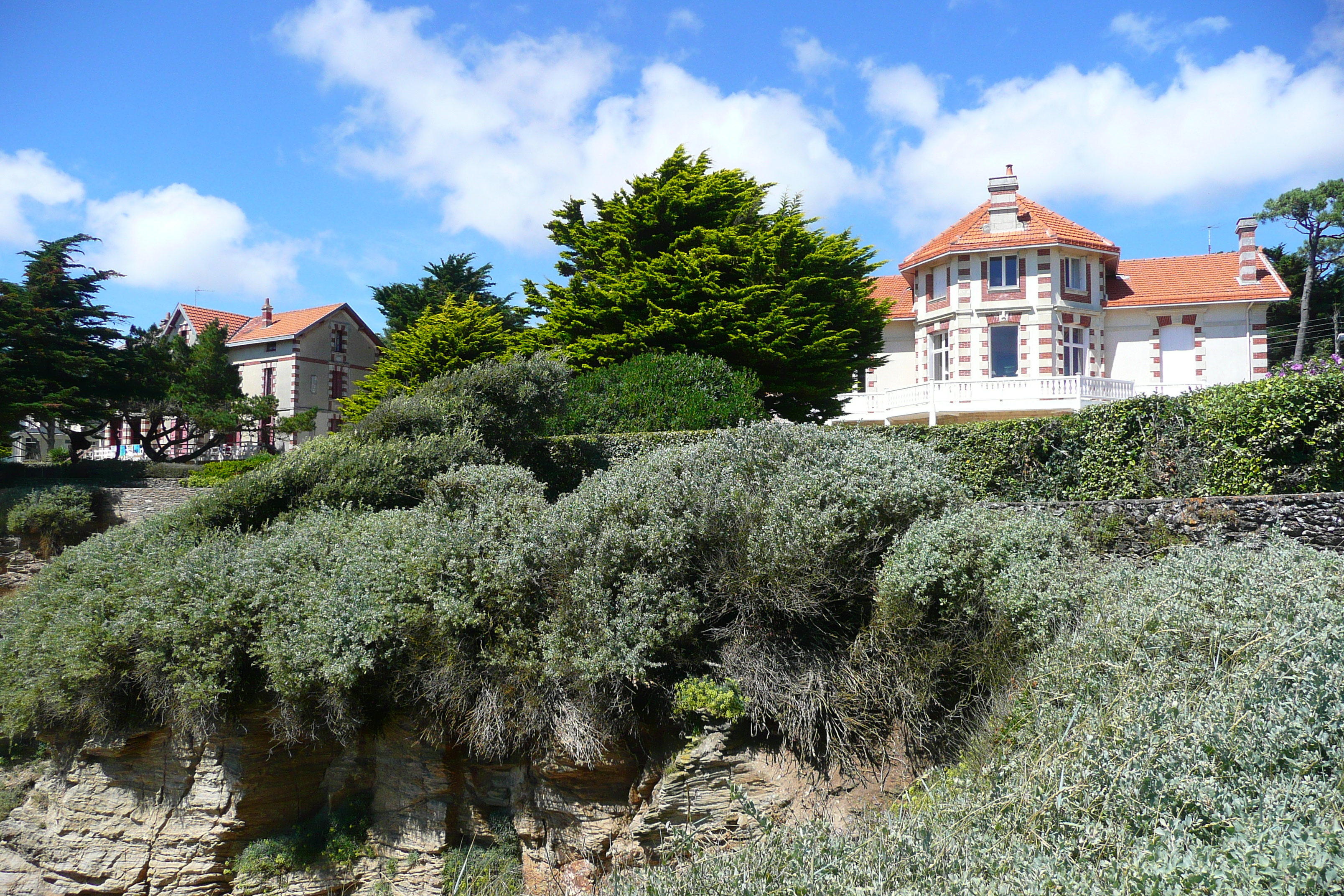 照片 法国(France) 波尔尼克(Pornic) 大谷海滩(grandes vallees Beach) 2008-07 21
