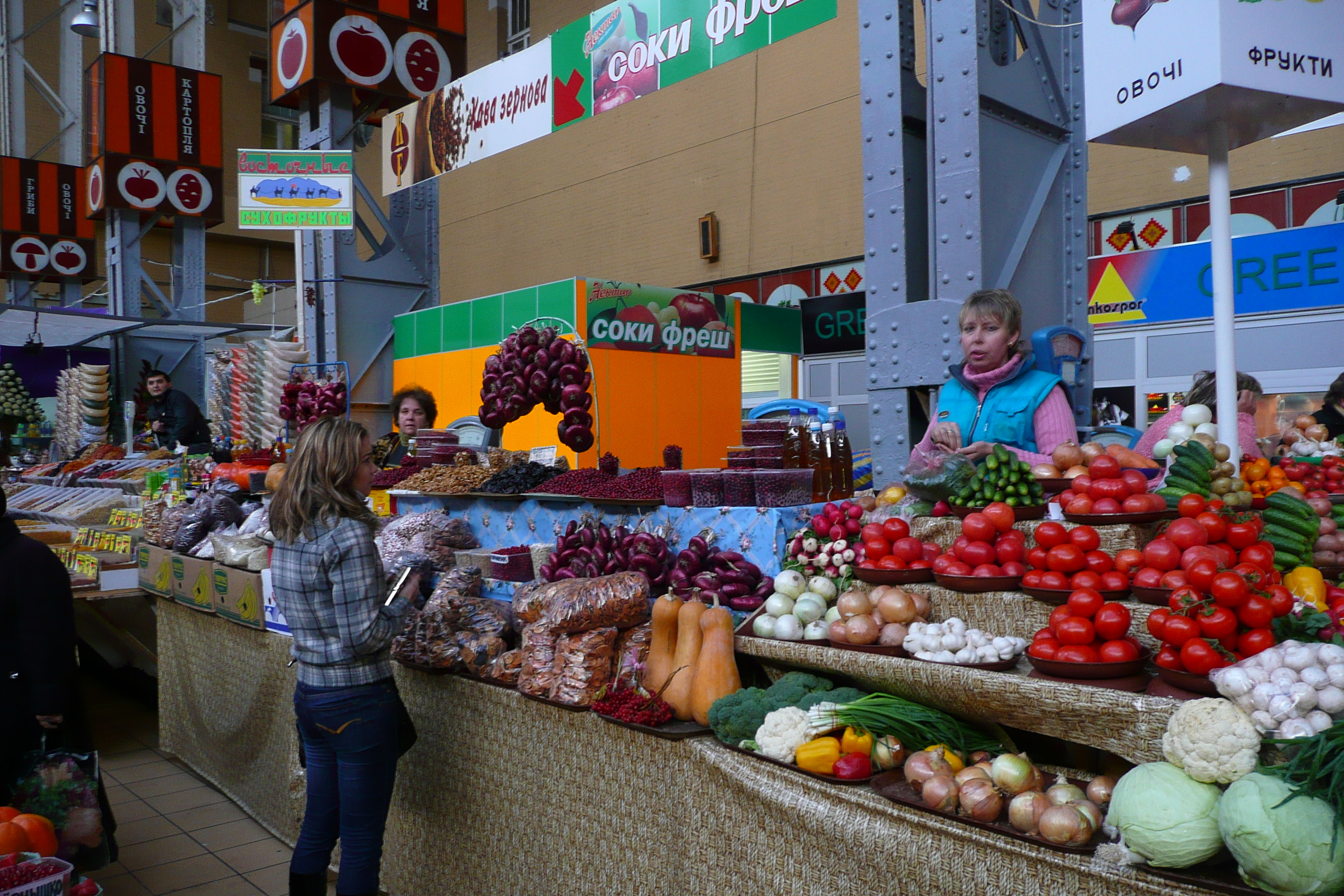 照片 乌克兰(Ukraine) 基辅(Kiev) 基辅市场(Kiev Market) 2007-11 1