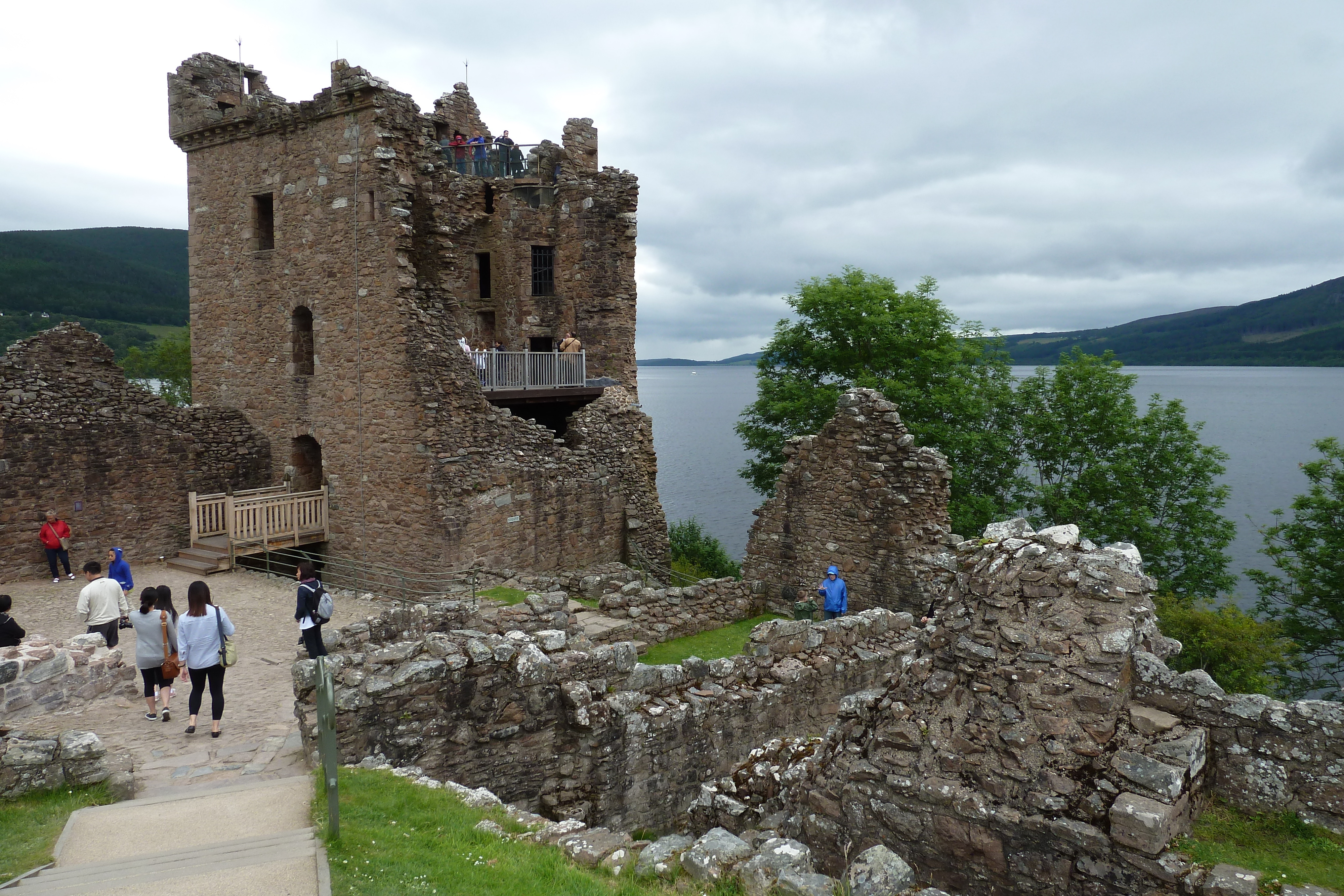 照片 英国(United Kingdom) 苏格兰(Scotland) 厄克特城堡（尼斯湖）(Urquhart Castle (Loch Ness)) 2011-07 49