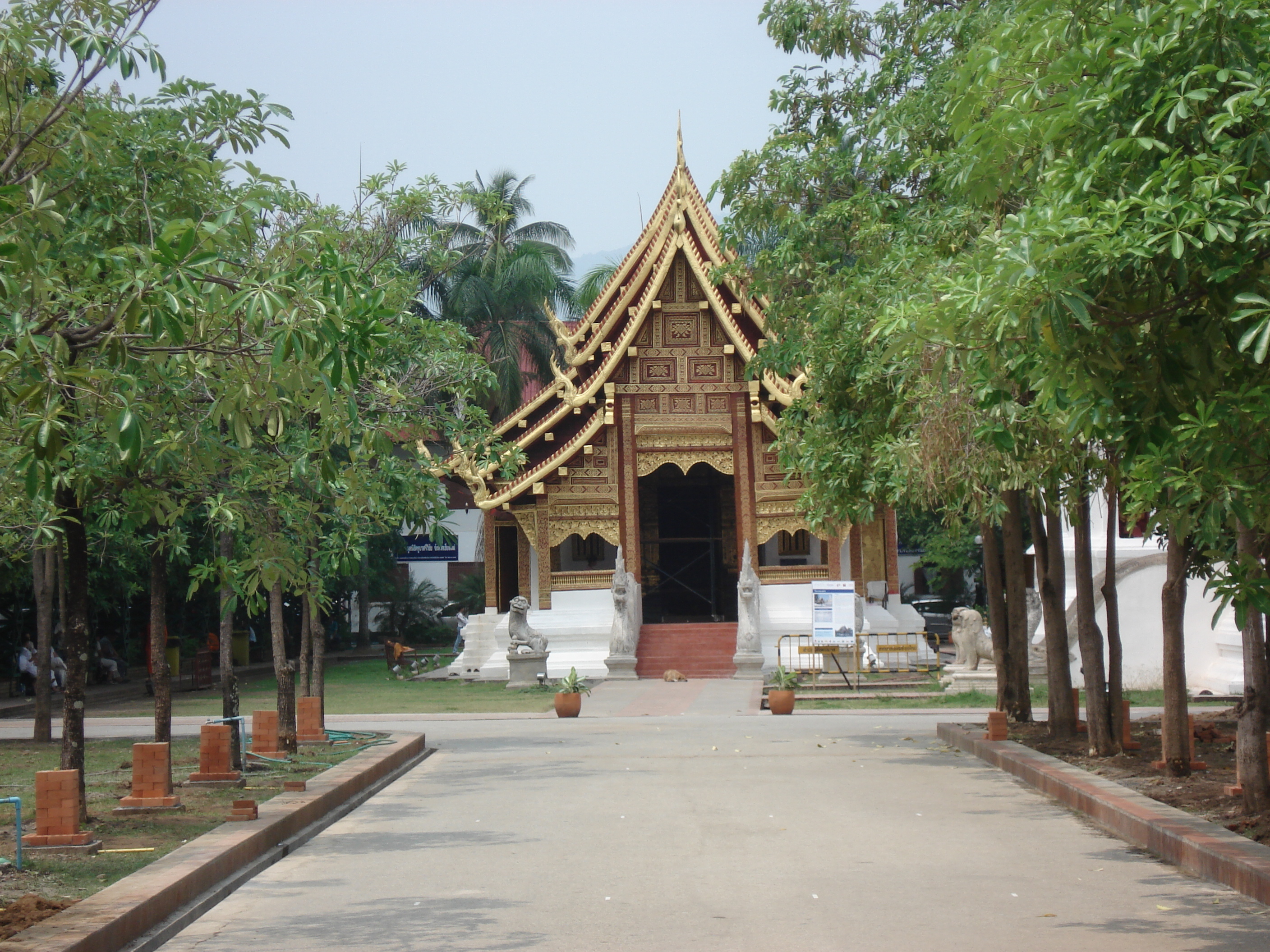 照片 泰国(Thailand) 清迈(Chiang Mai) 护城河内(Inside Canal) 帕辛寺(Wat Phra Sing temple) 2006-04 0