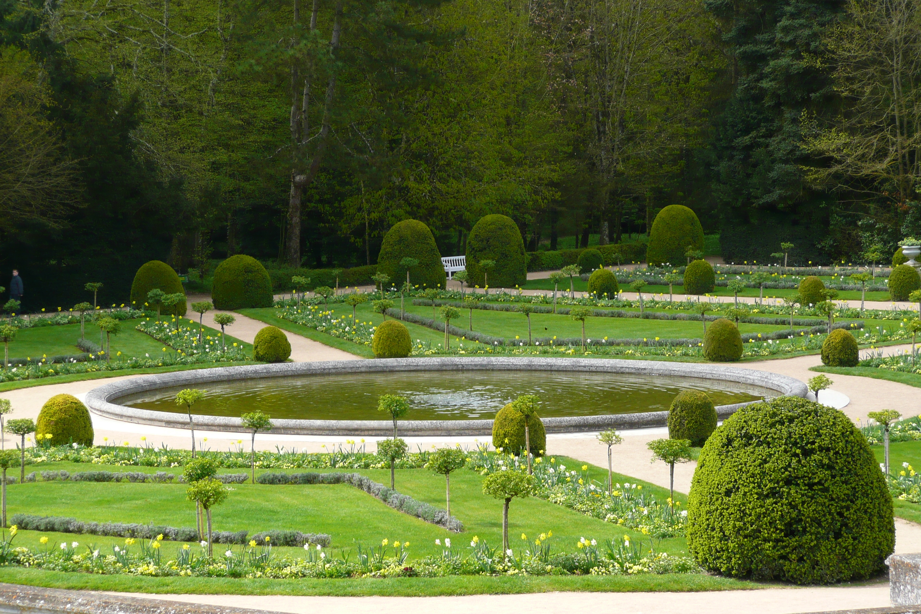 照片 法国(France) 舍农索城堡(Chenonceau Castle) 舍农索城堡花园(Gardens of Chenonceau) 2008-04 94