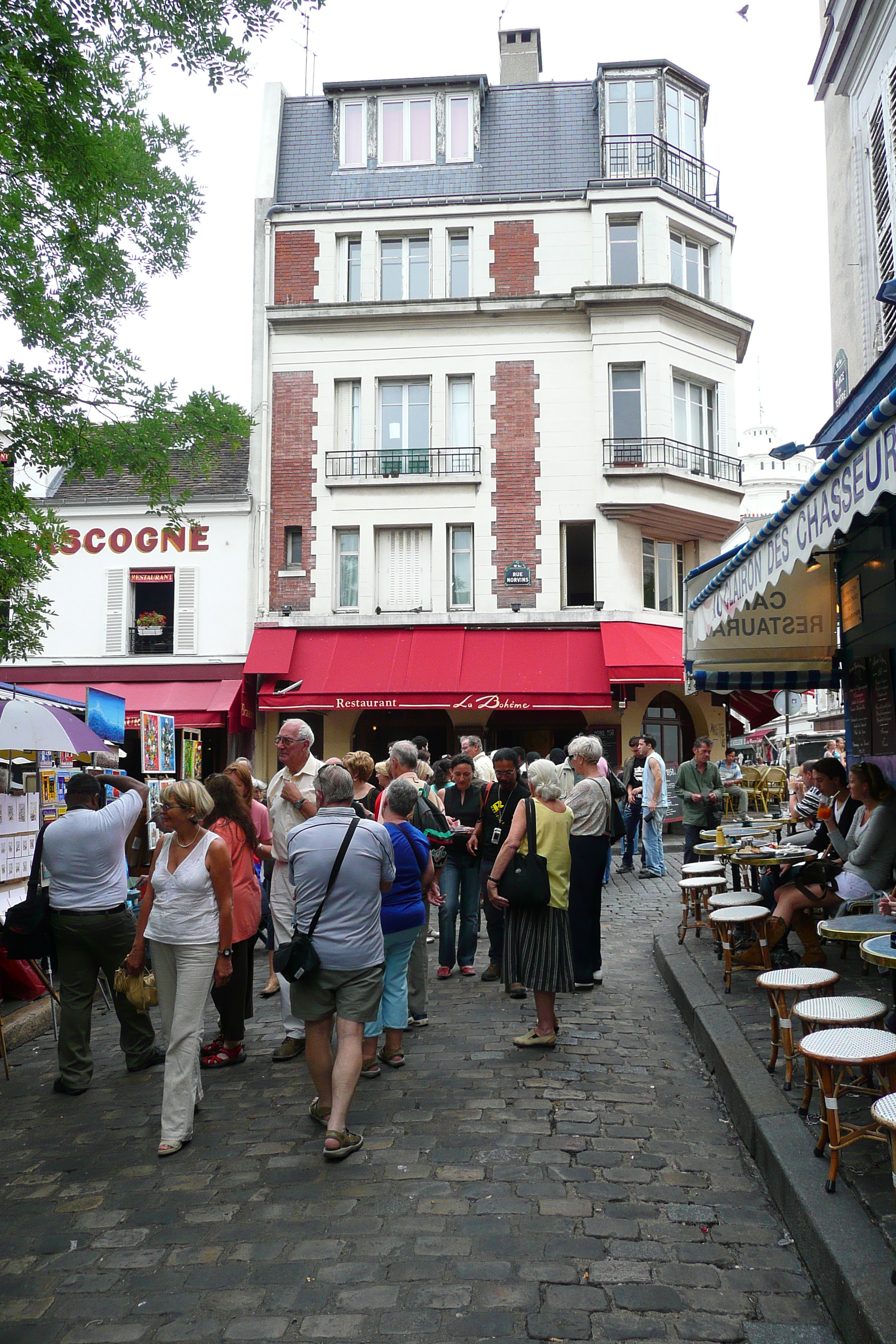 照片 法国(France) 巴黎(Paris) 小丘广场(Place du Tertre) 2007-06 21