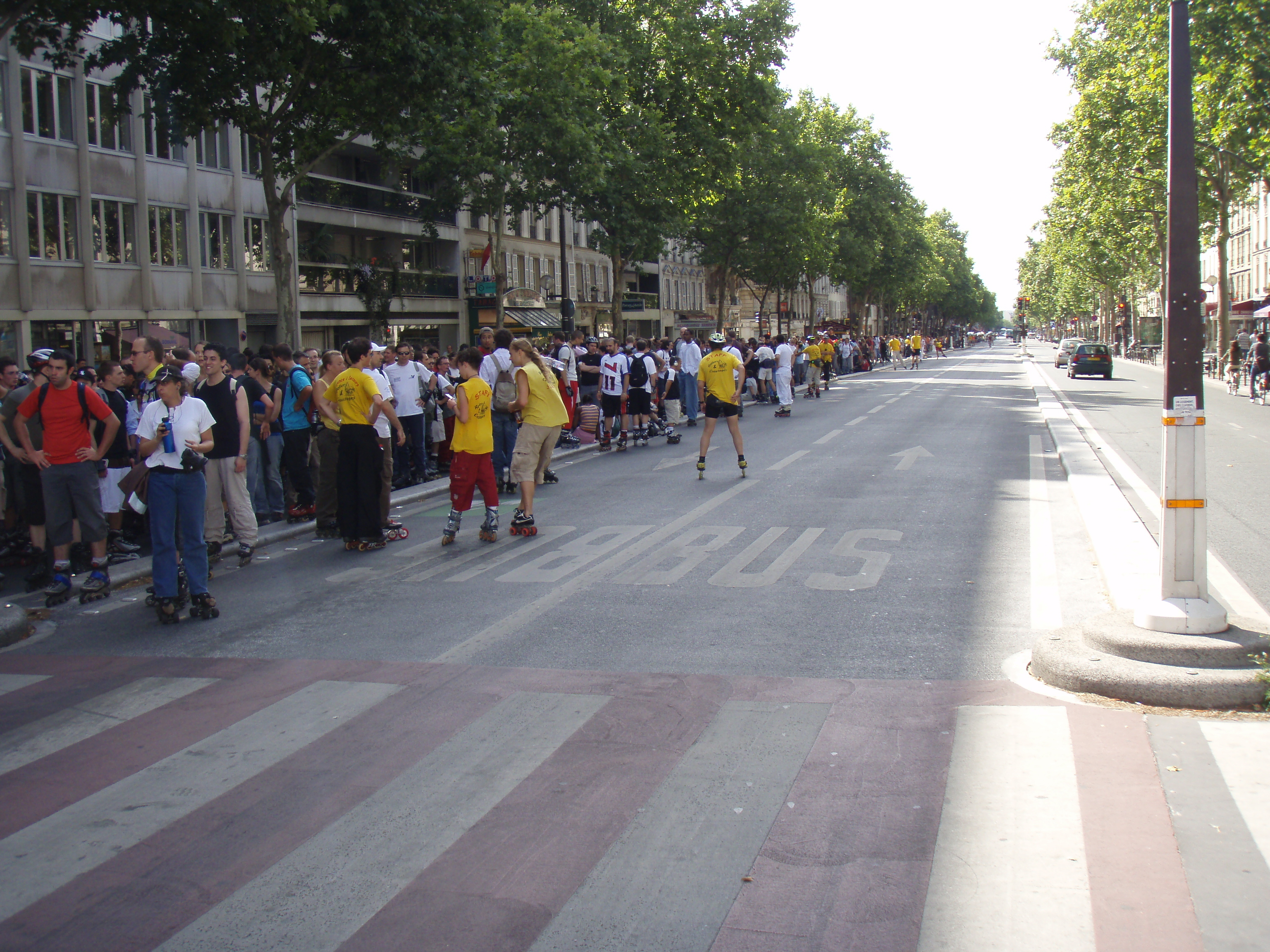 照片 法国(France) 巴黎(Paris) 轮滑漫游活动(Randonnee Roller et Coquillages) 2007-07 64