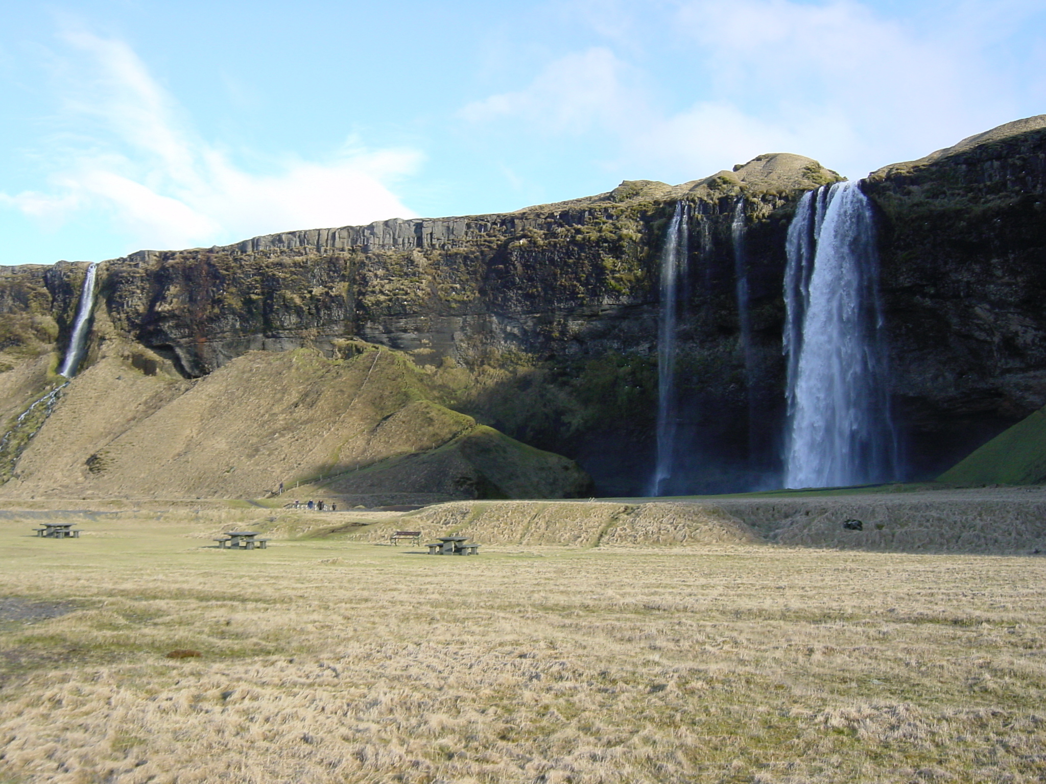 照片 冰岛(Iceland) 塞里雅兰瀑布(Seljarlandsfoss) 2003-03 4