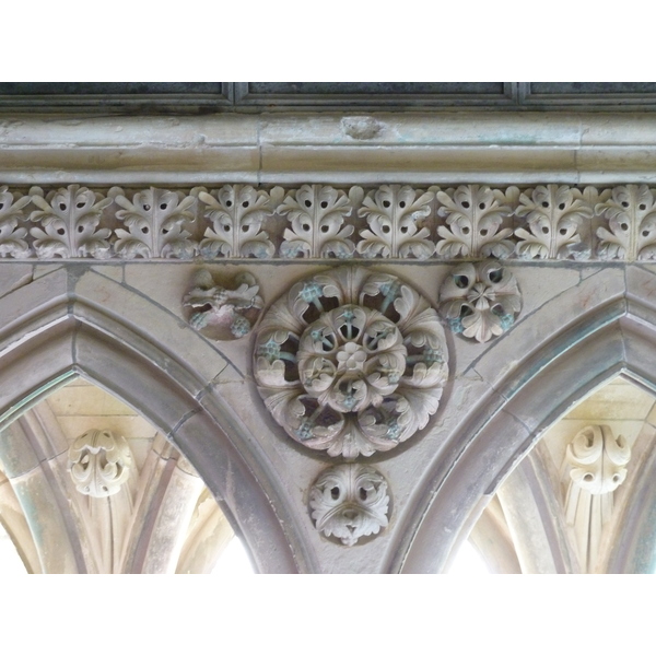 照片 法国(France) 圣米歇尔山(Mont St Michel) 圣米歇尔山修道院回廊(Mont St Michel Abbey Cloister) 2010-04 36