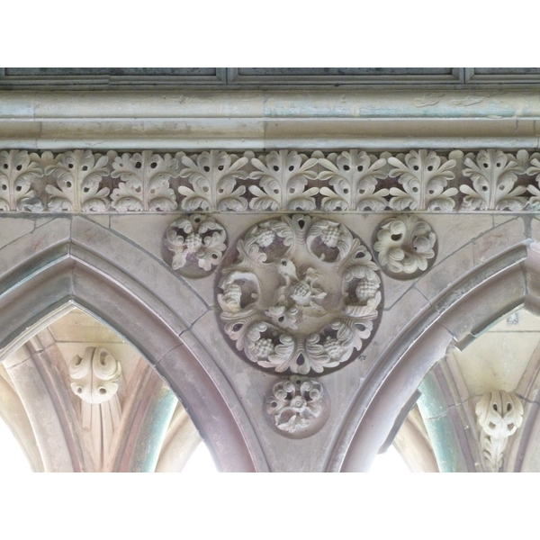 照片 法国(France) 圣米歇尔山(Mont St Michel) 圣米歇尔山修道院回廊(Mont St Michel Abbey Cloister) 2010-04 21