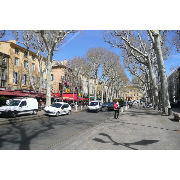 照片 法国(France) 普罗旺斯地区艾克斯(Aix en Provence) 米拉波林荫大道(Cours Mirabeau) 2008-04 37